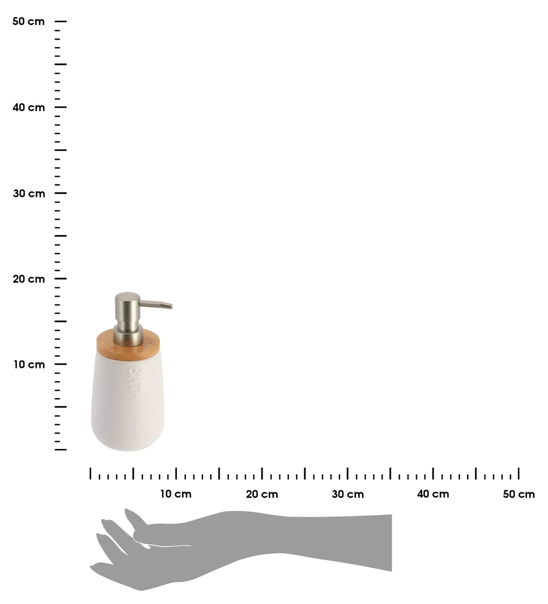 

Dozownik na mydło Attolico White 410 ml