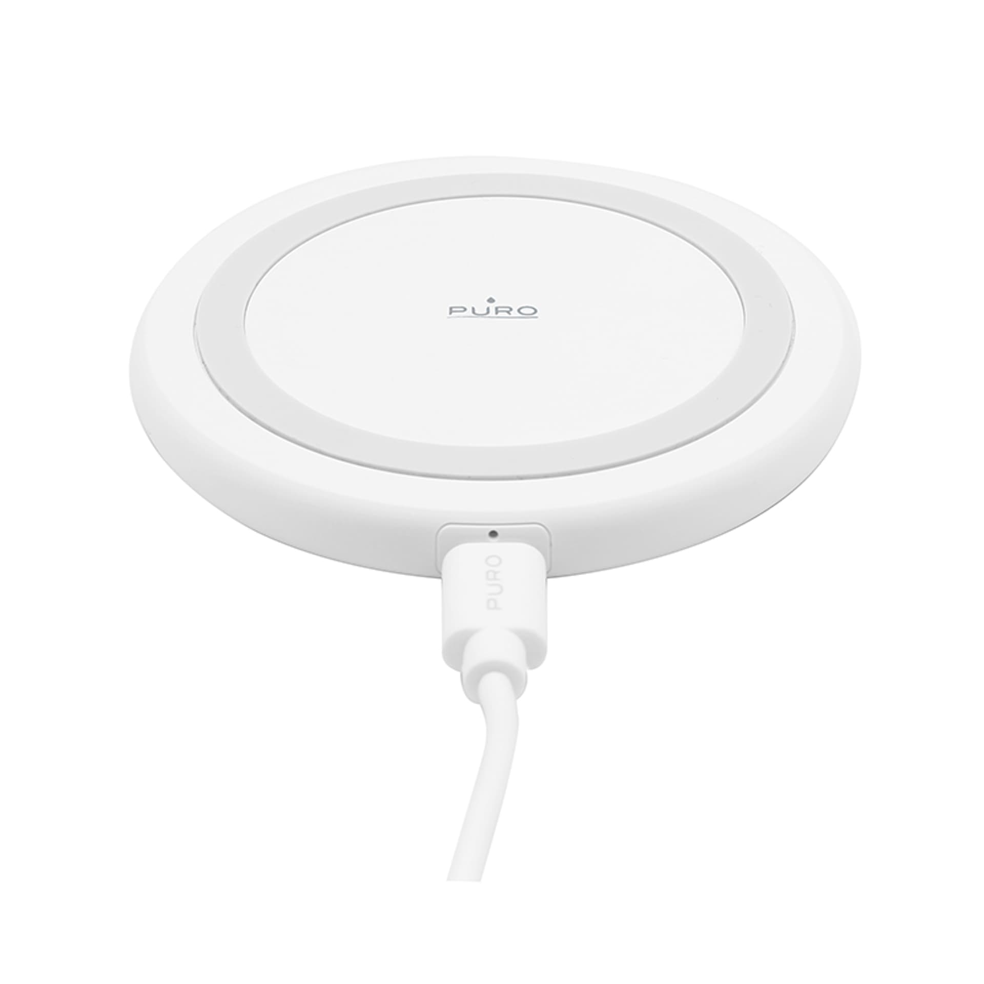 

PURO Wireless Charging Station QI - Bezprzewodowa ładowarka indukcyjna Qi (biały)