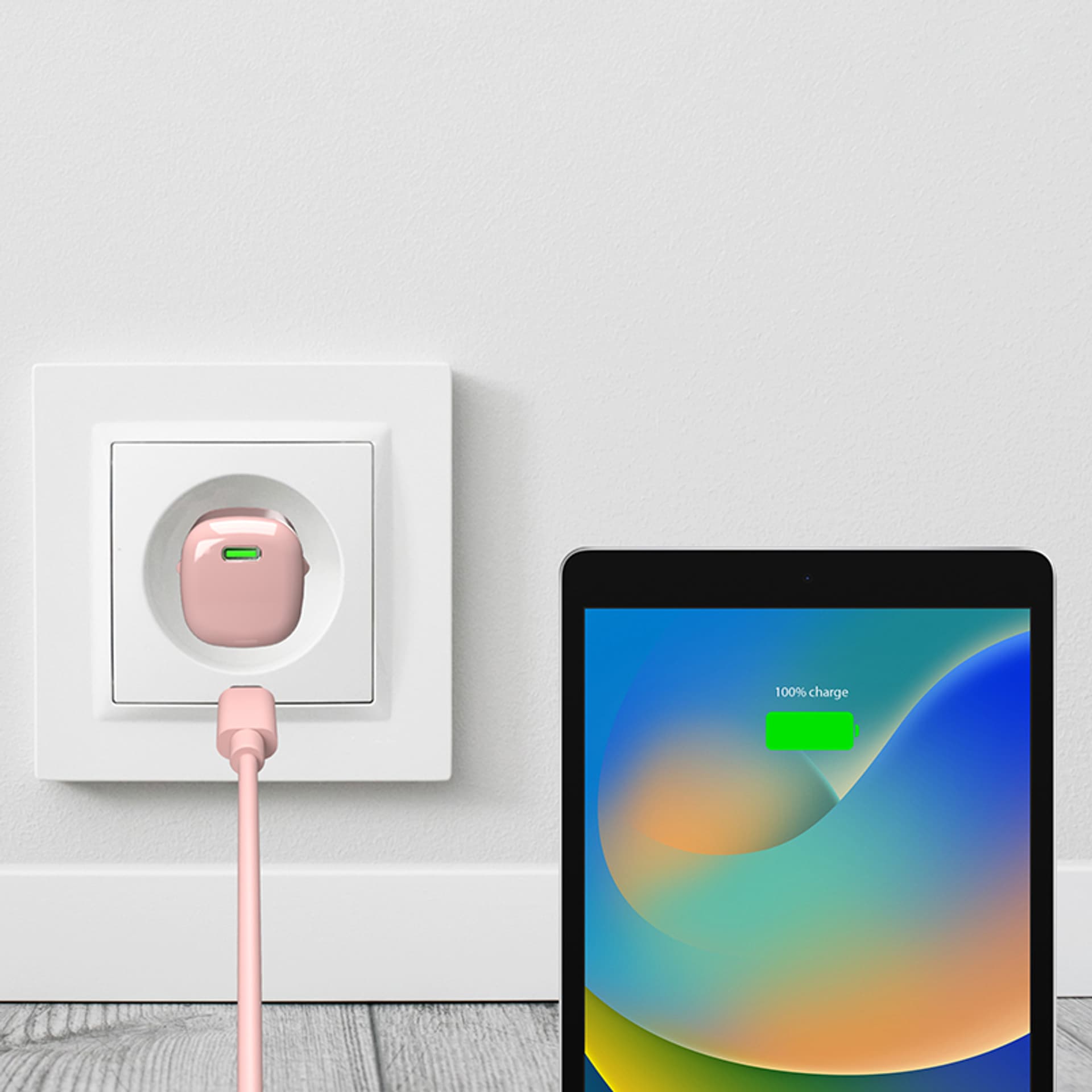 

PURO MiniPro Wall Charger GaN - Ładowarka sieciowa 1 x USB-C 20W PD (różowy)