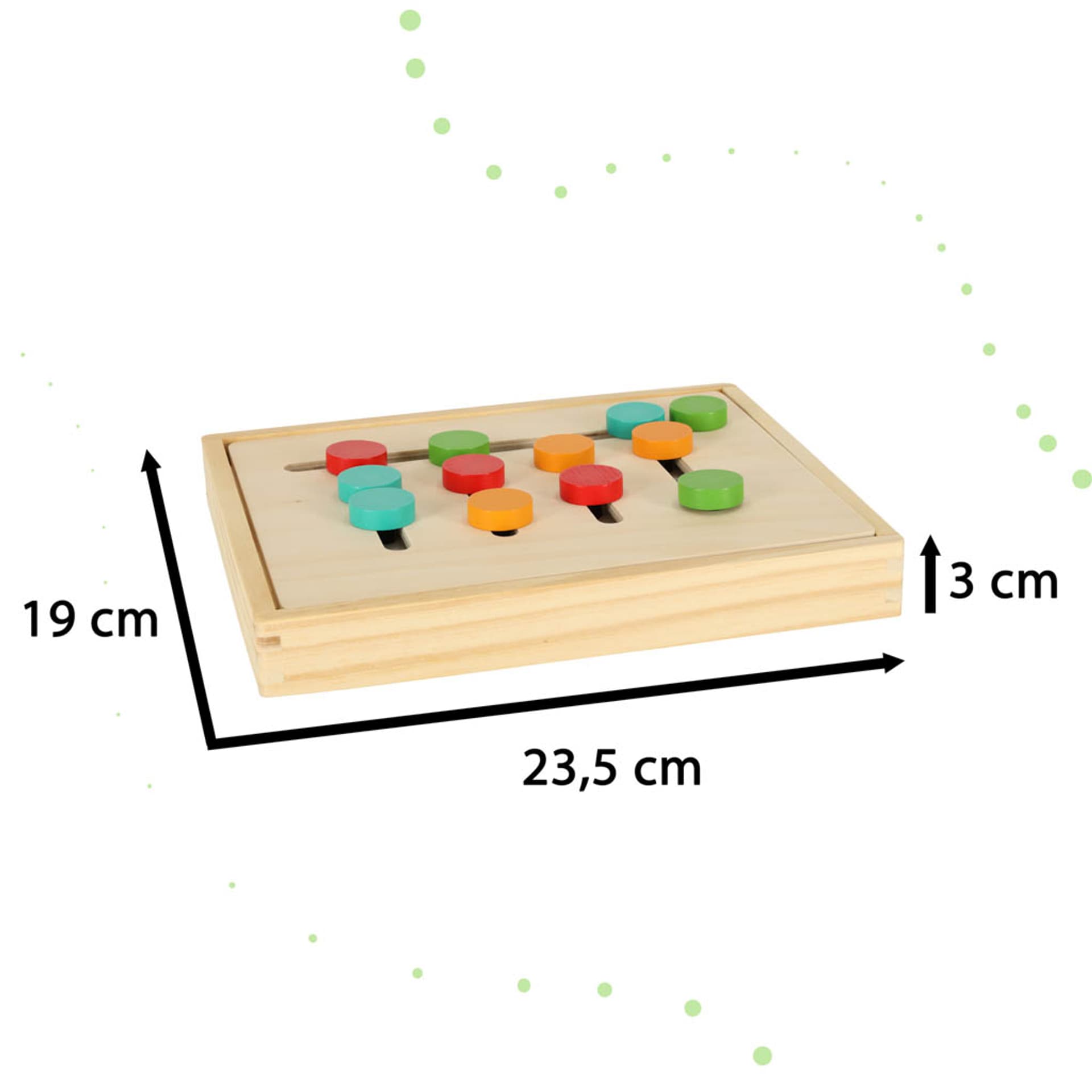 

Zabawka edukacyjna drewniana dopasuj kolory kształty montessori