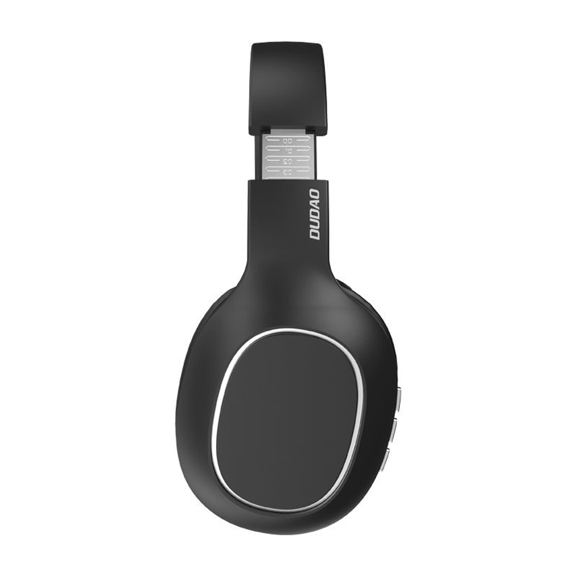 

Dudao wielofunkcyjne bezprzewodowe nauszne słuchawki Bluetooth 5.0 czytnik kart micro SD radio FM czarny (X22Pro black)