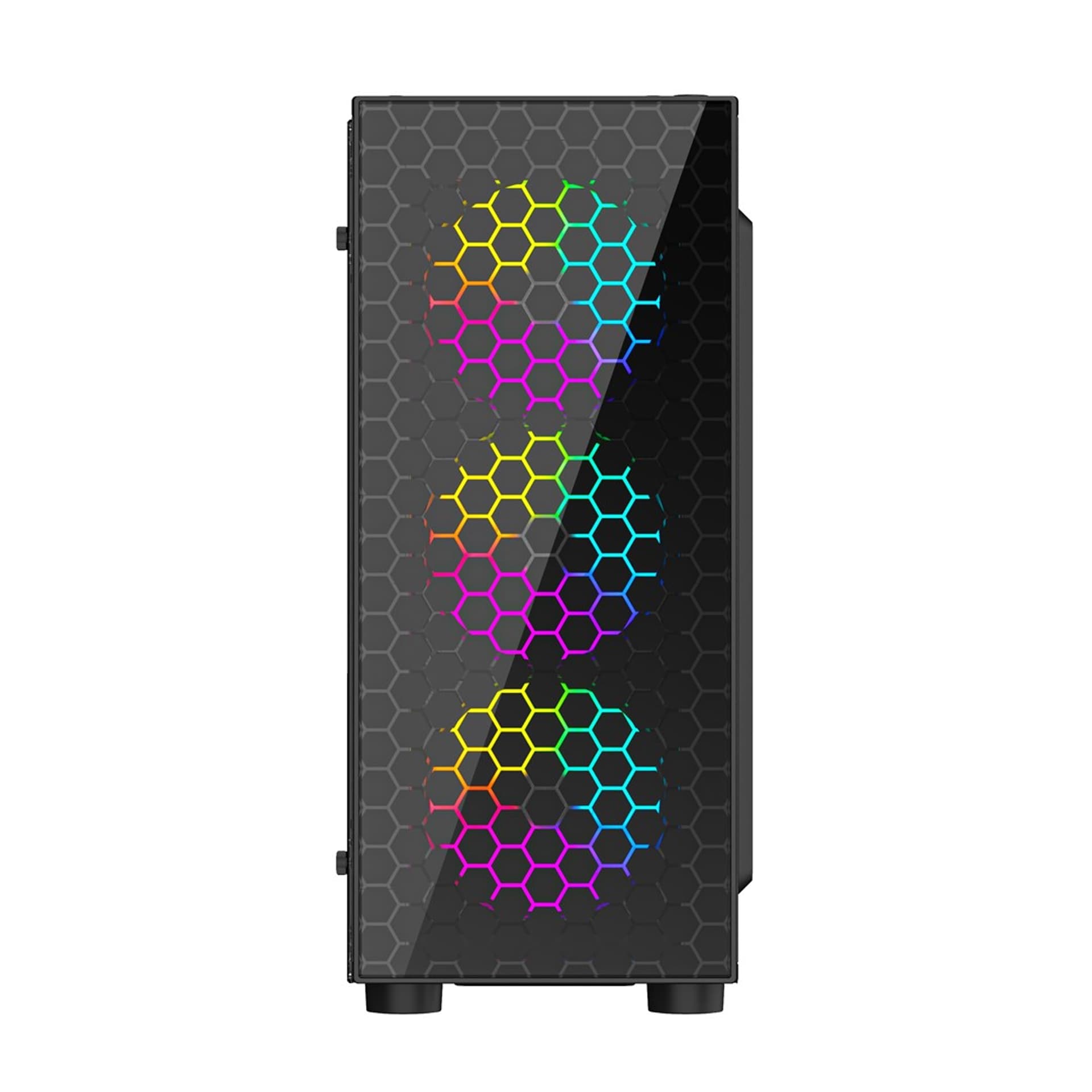 

GEMBIRD OBUDOWA FORNAX 500 MIDI-TOWER (2X USB 3.1, 1X USB 2.0, HD AUDIO, SZKLANY PANEL BOCZNY, PODŚWIETLENIE ARGB) CZARNA, 2x usb 3.1/1x usb 2.0/hd audio/szklany panel boczny/podświetlenie argb) czarn