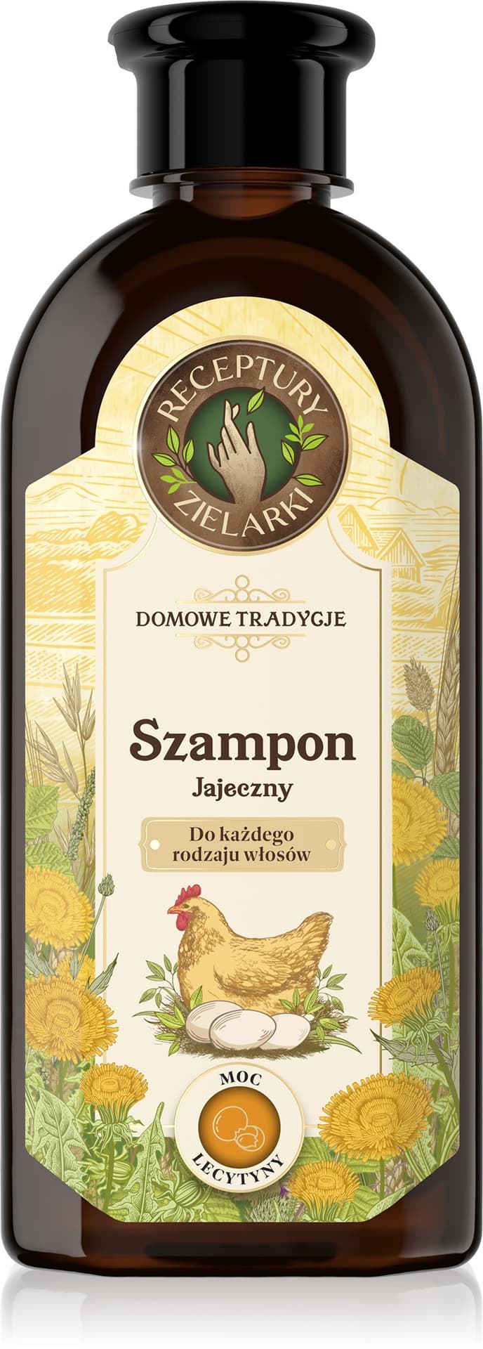 

RECEPTURY ZIELARKI Domowe Tradycje Szampon jajeczny do każdego rodzaju włosów 350ml