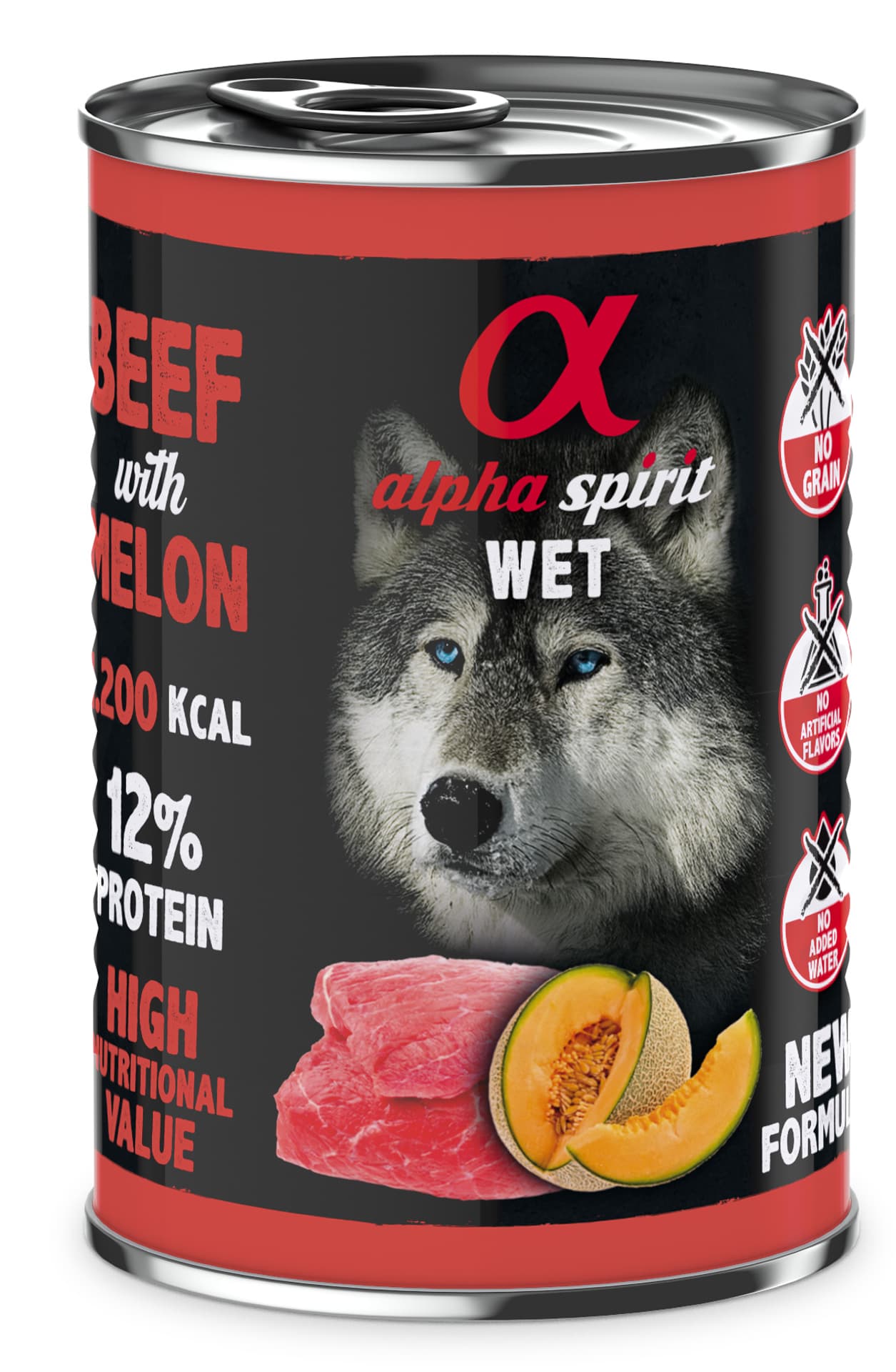 

ALPHA SPIRIT Mokra karma dla psa wołowina z melonem 400g