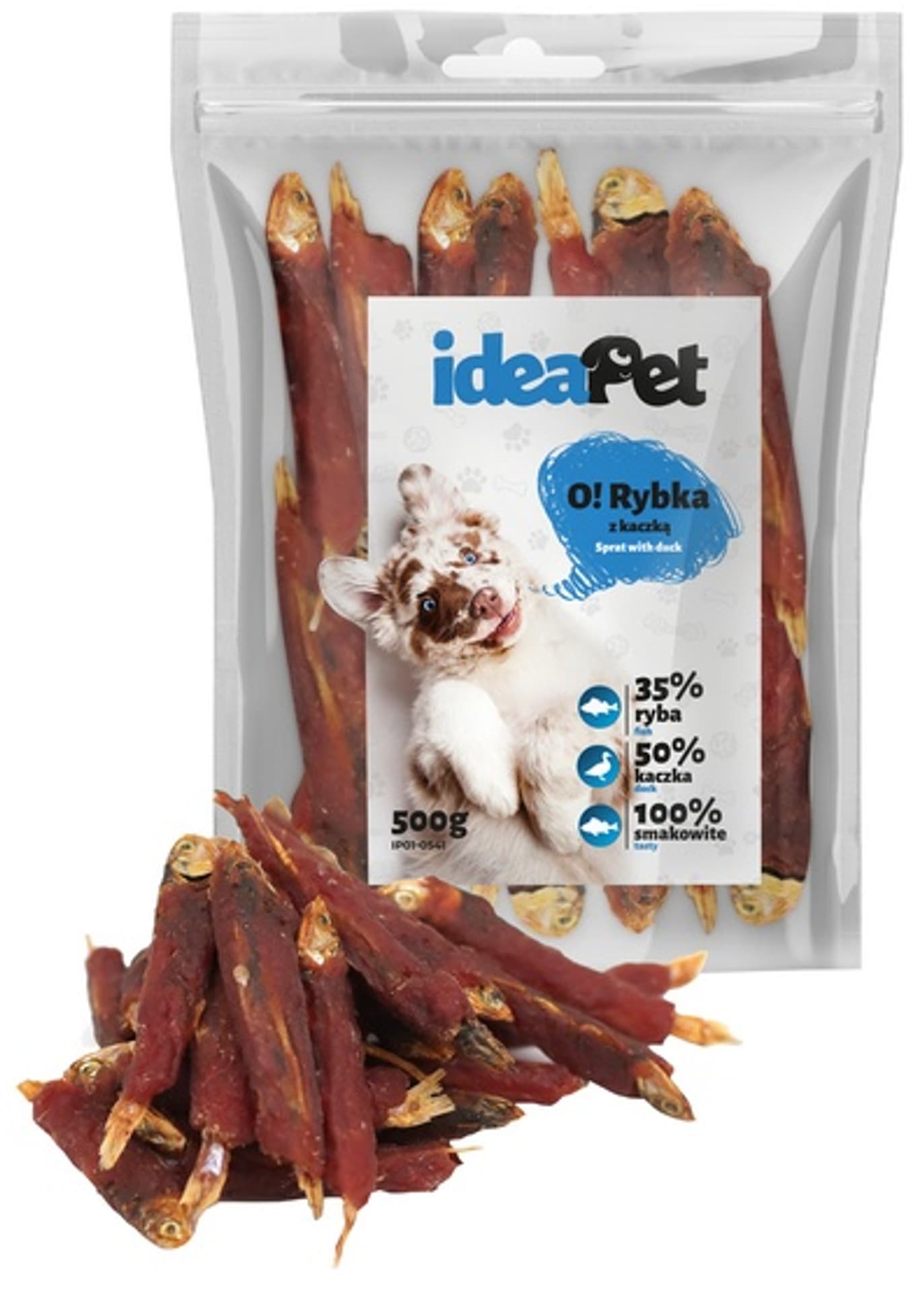 

IdeaPet Rybka z kaczką 500g