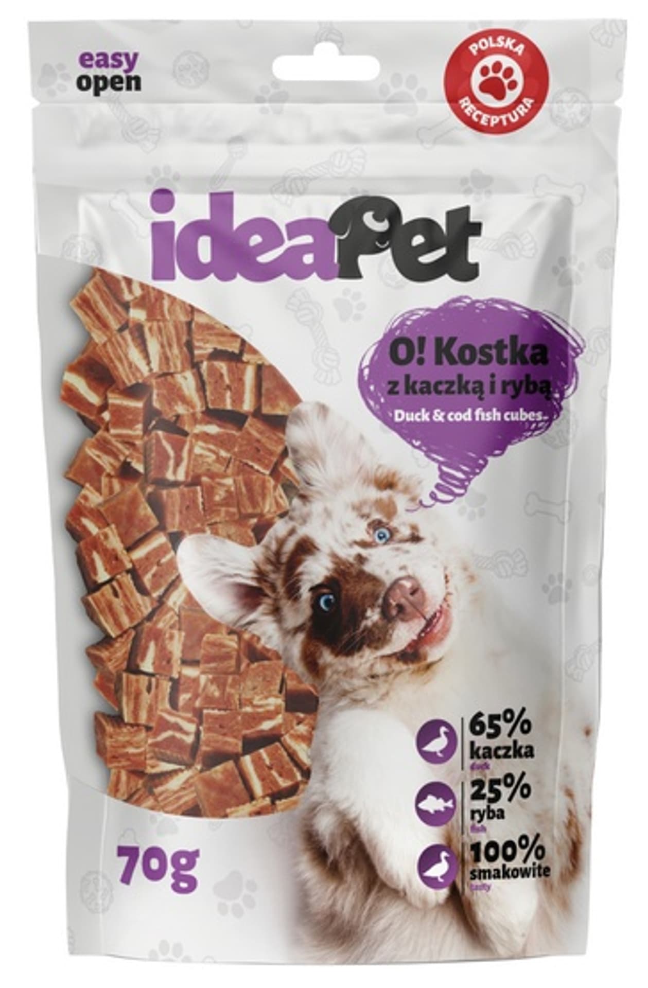 

IdeaPet O! Kostka z kaczką i rybą 70g