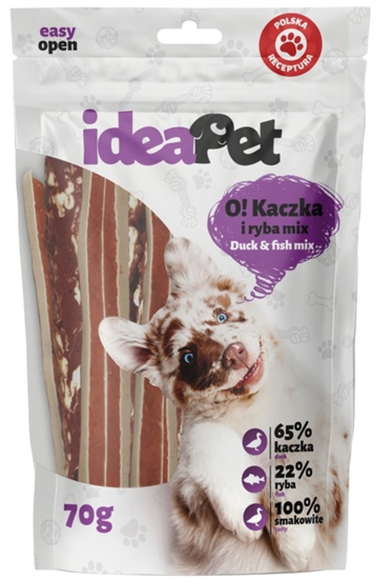 

IdeaPet O! Kaczka i ryba mix 70g