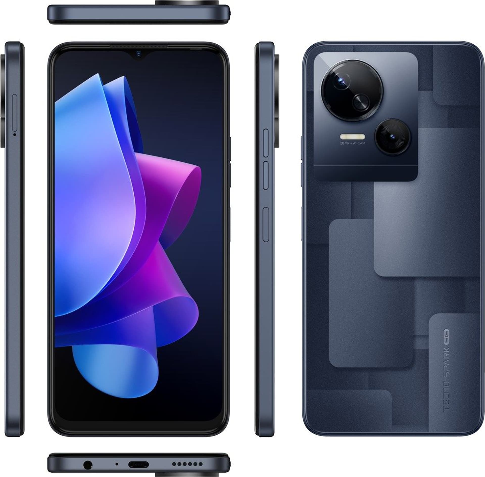 

Smartfon Tecno Spark 10 5G 4/64GB Czarny