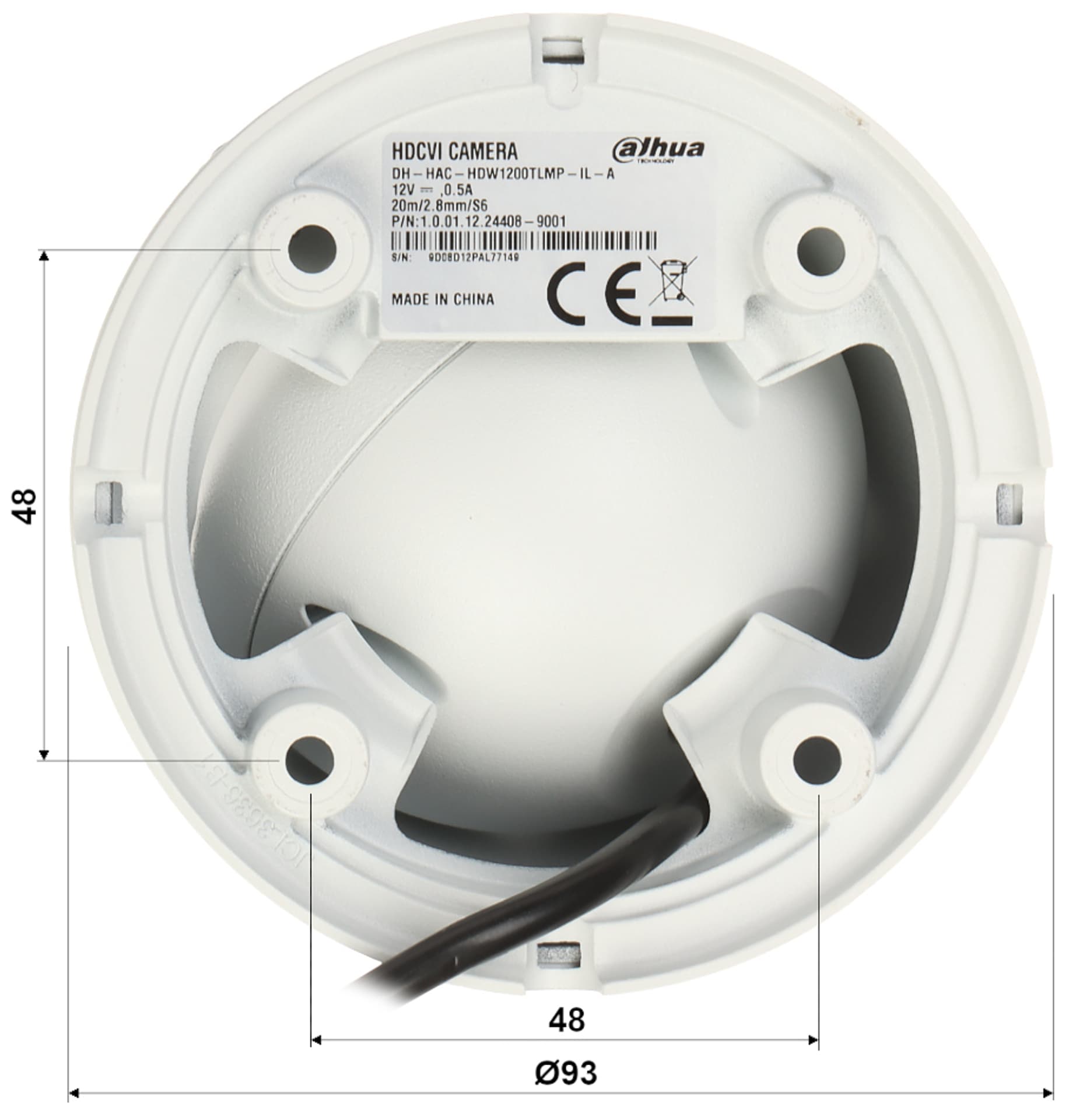 

KAMERA AHD, HD-CVI, HD-TVI, PAL HAC-HDW1200TLM-IL-A-0280B-S6 - 1080p 2.8 mm DAHUA