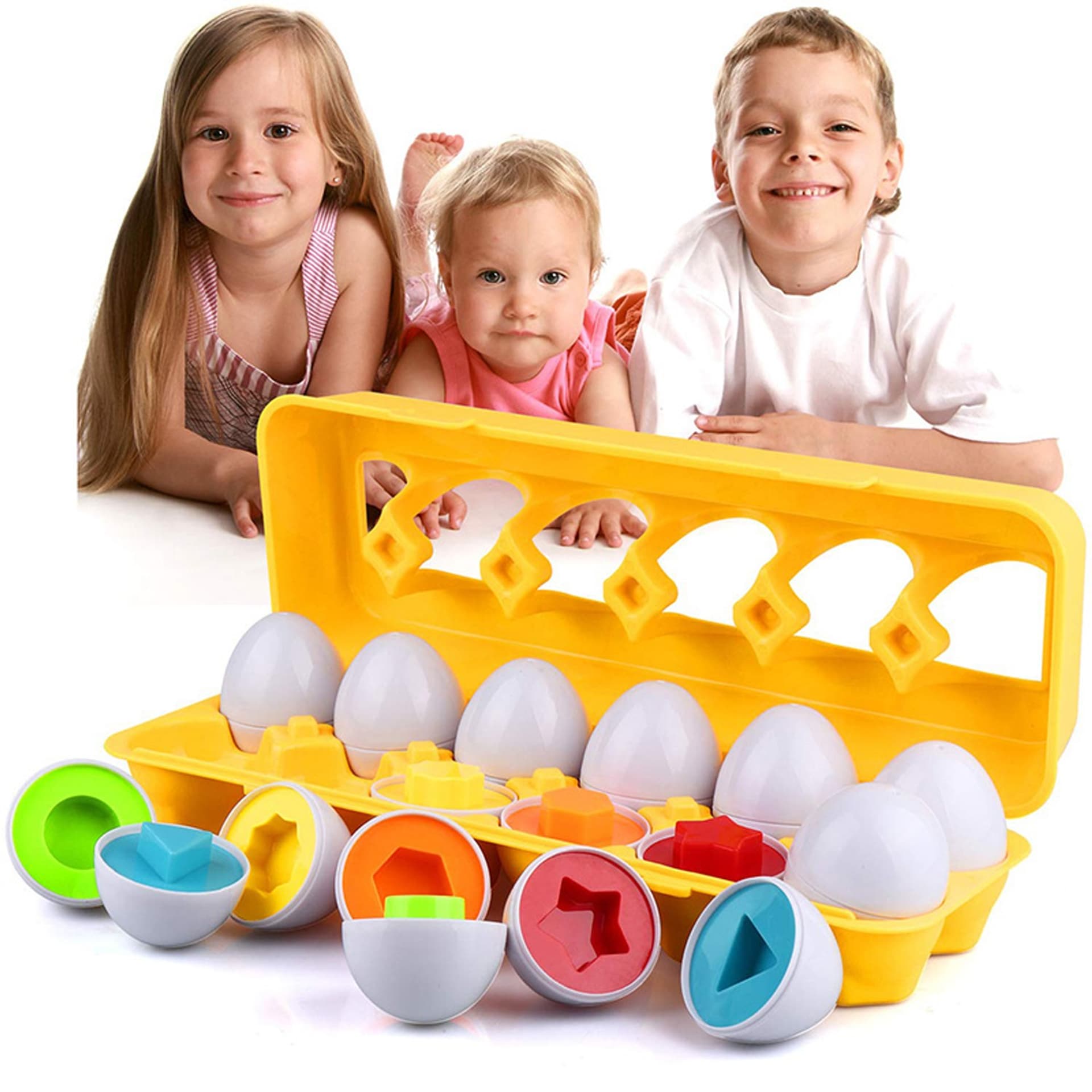 

PUZZLE UKŁADANKA MONTESSORI KSZTAŁTY JAJKA SORTER