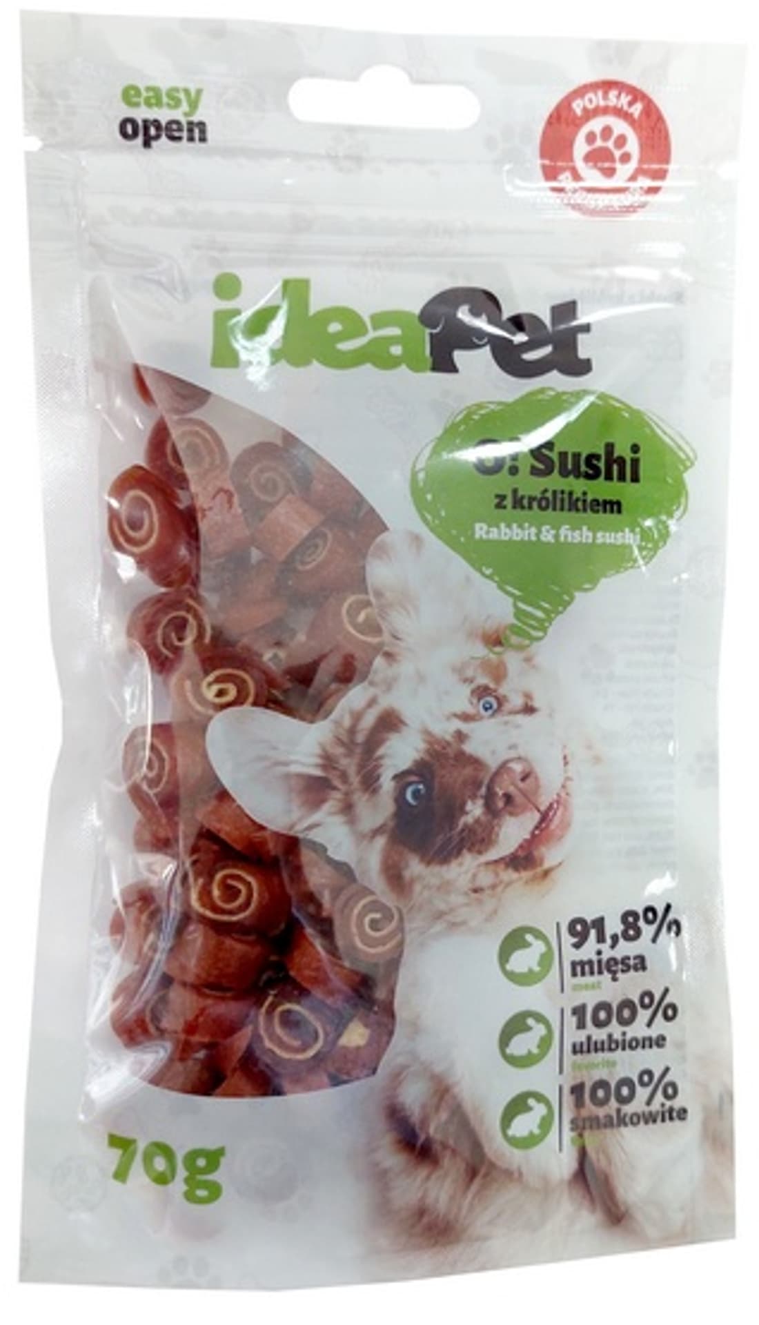 

IdeaPet O! Sushi z królikiem 70g