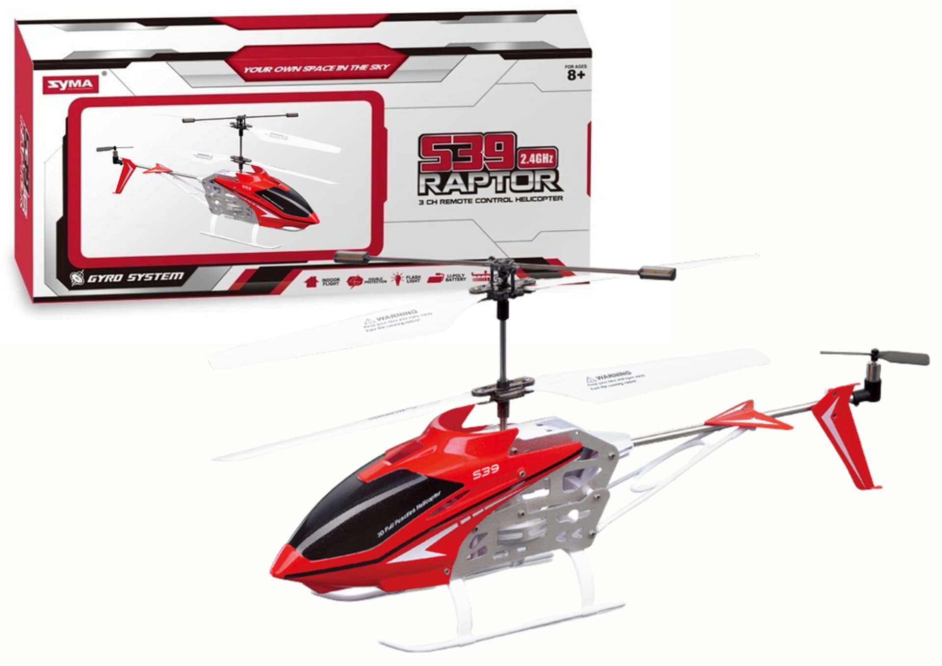 

Zdalnie Sterowany Helikopter S39-1 SYMA Czerwony