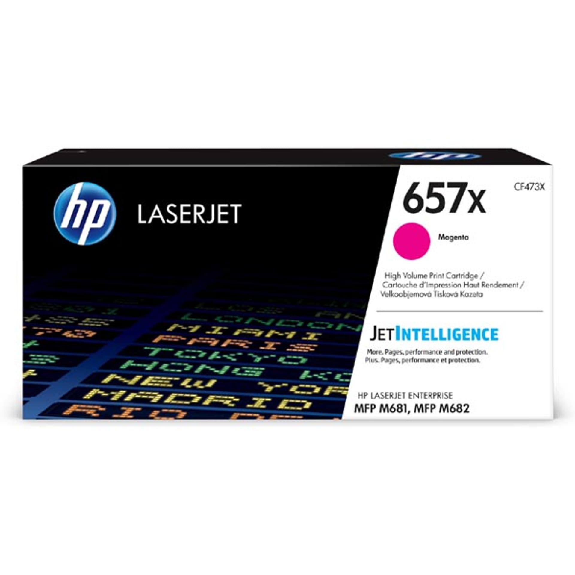 

HP oryginalny toner CF473X, magenta, 23000s, HP 657X, high capacity, HP LaserJet Enterprise MFP M681dh,MFP M681f,LaserJet, O
