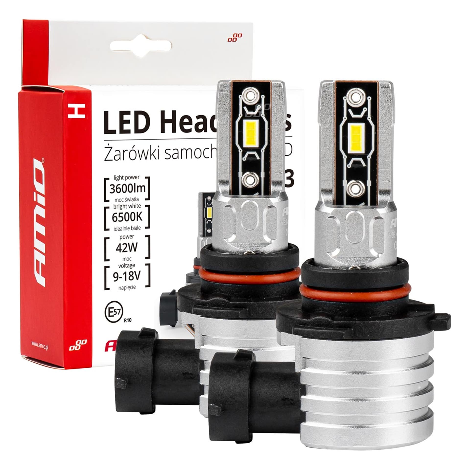 

Żarówki samochodowe led h-mini hb3 9005 amio-03334
