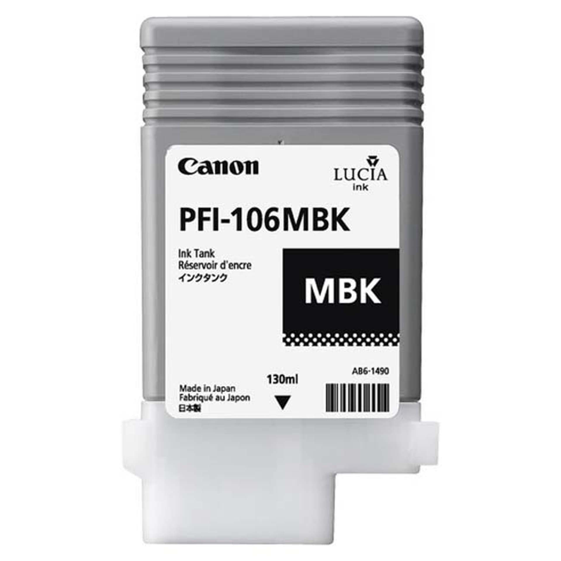 

Canon oryginalny ink / tusz PFI-106 MBK, czarny mat, 130ml, 6620B001, Canon iPF-6300