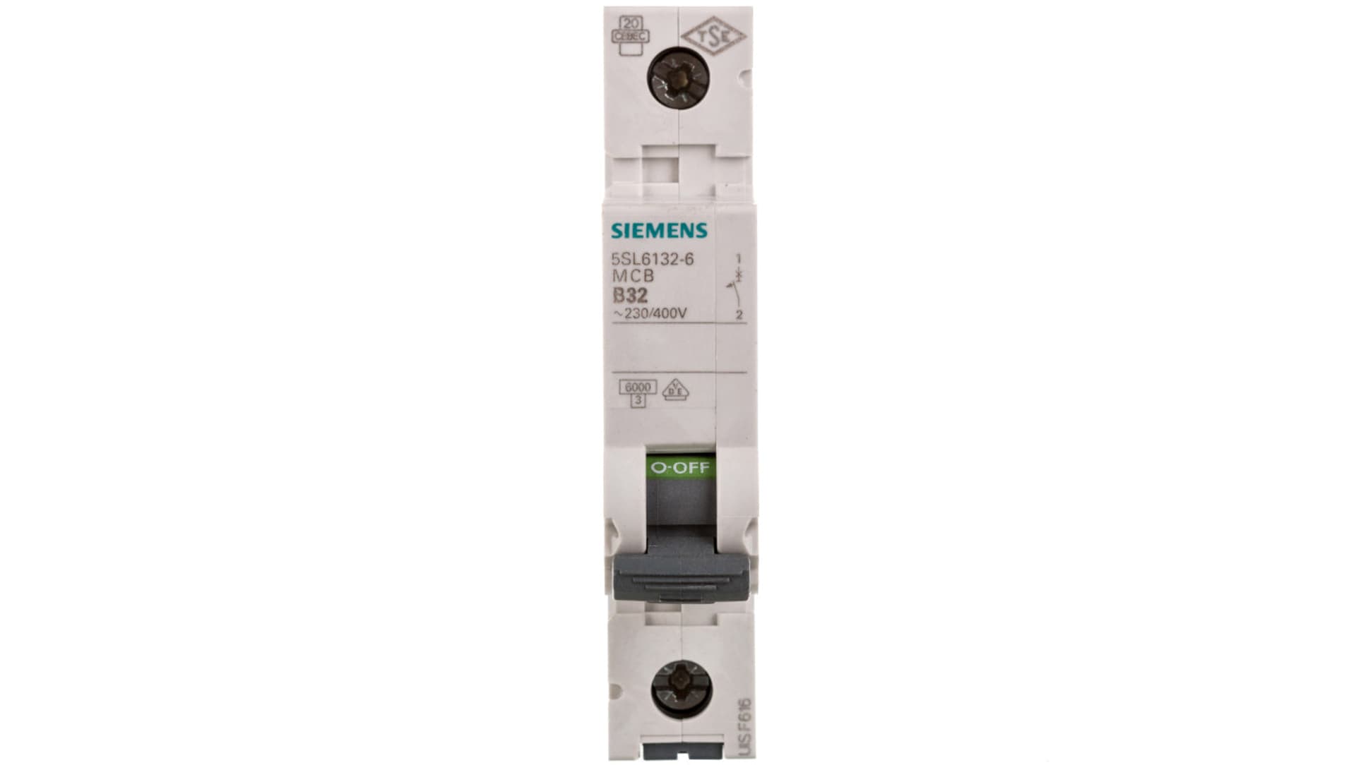 

Wyłącznik nadprądowy SENTRON 5SL6 1P B 32A 6kA AC 5SL6132-6