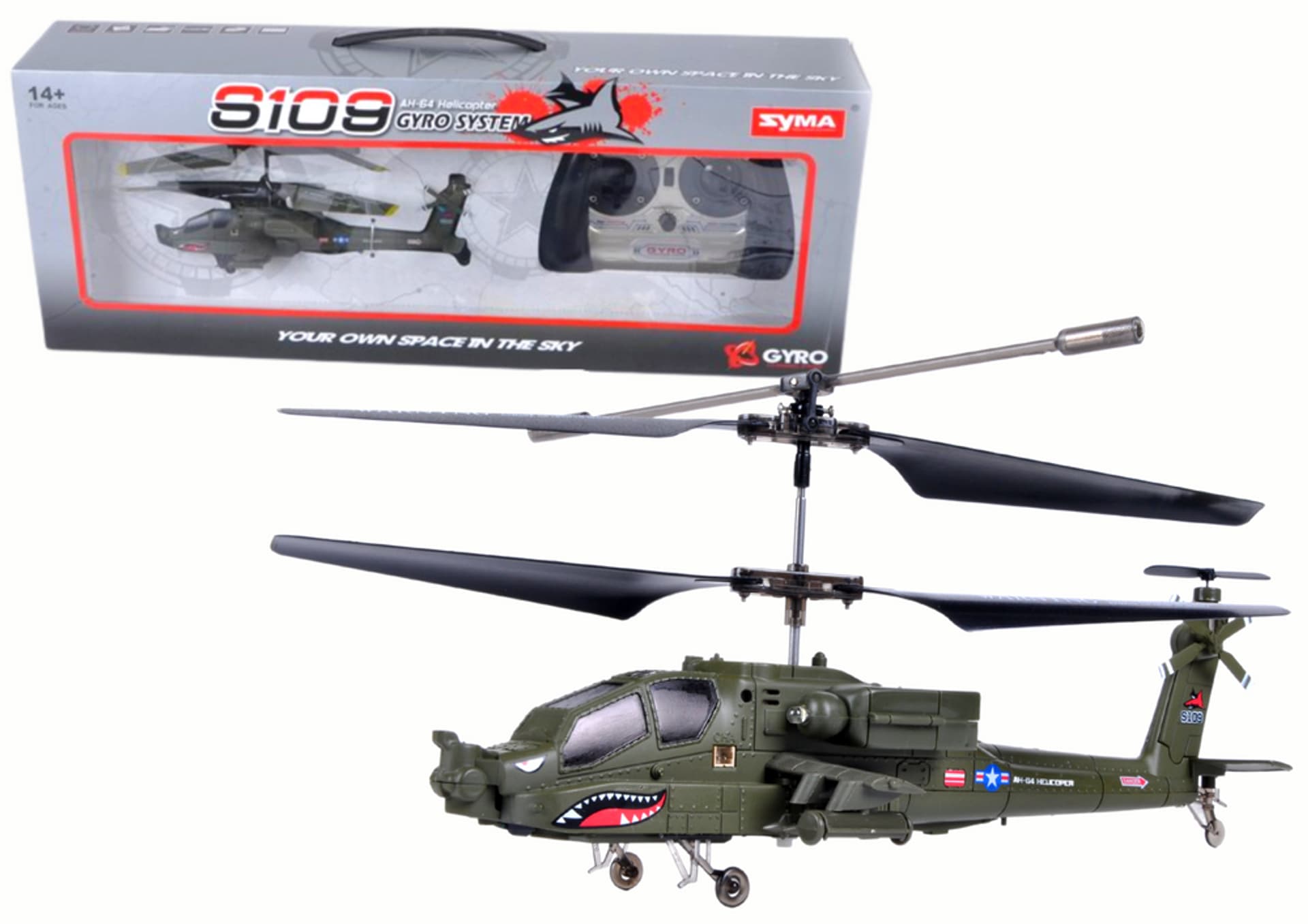 

Zdalnie Sterowany Helikopter S109G SYMA RC Zielony