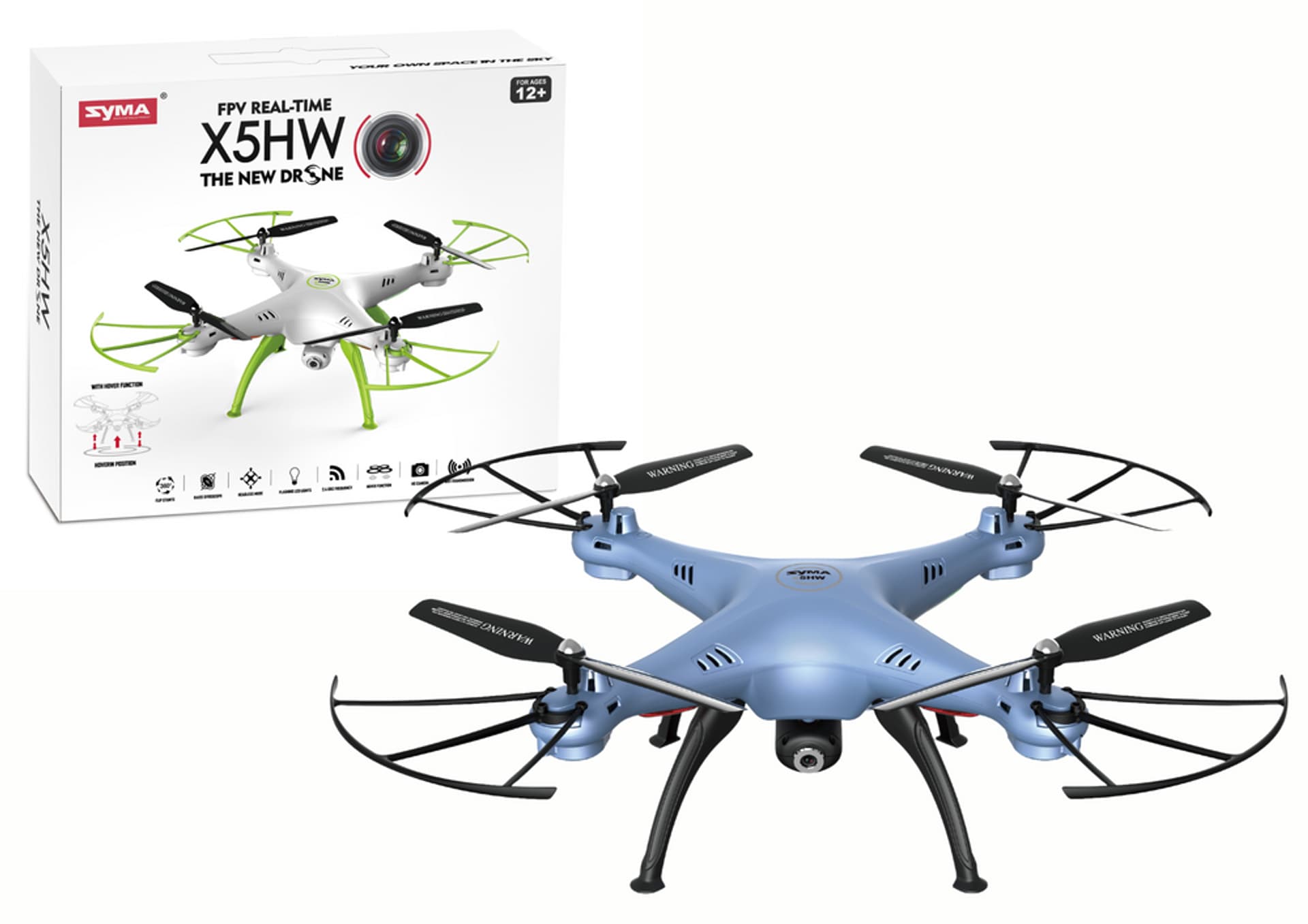 

Zdalnie Sterowany Dron X5HW SYMA Niebieski