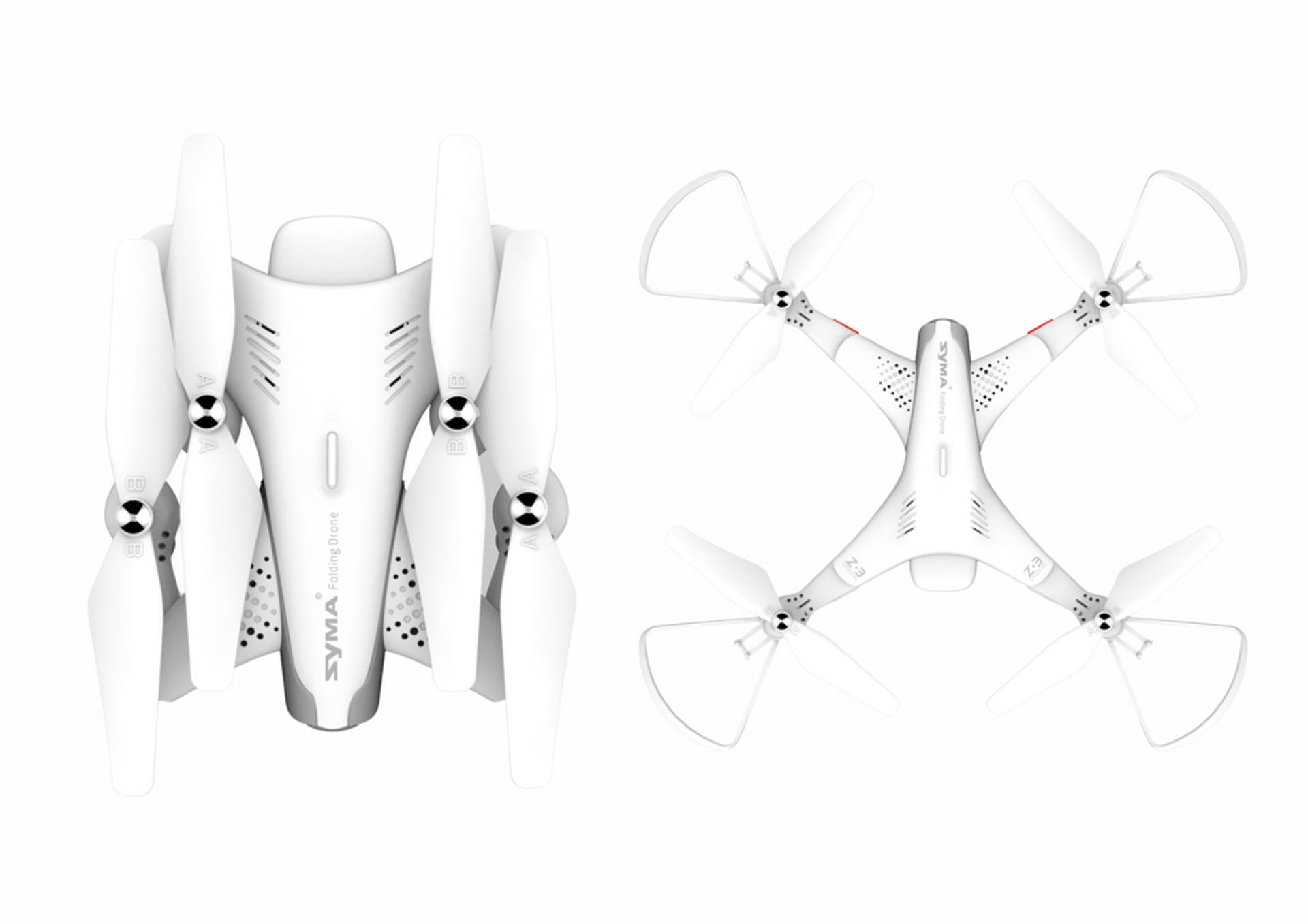 

Zdalnie Sterowany Dron Z3 720P Kamera SYMA Biały