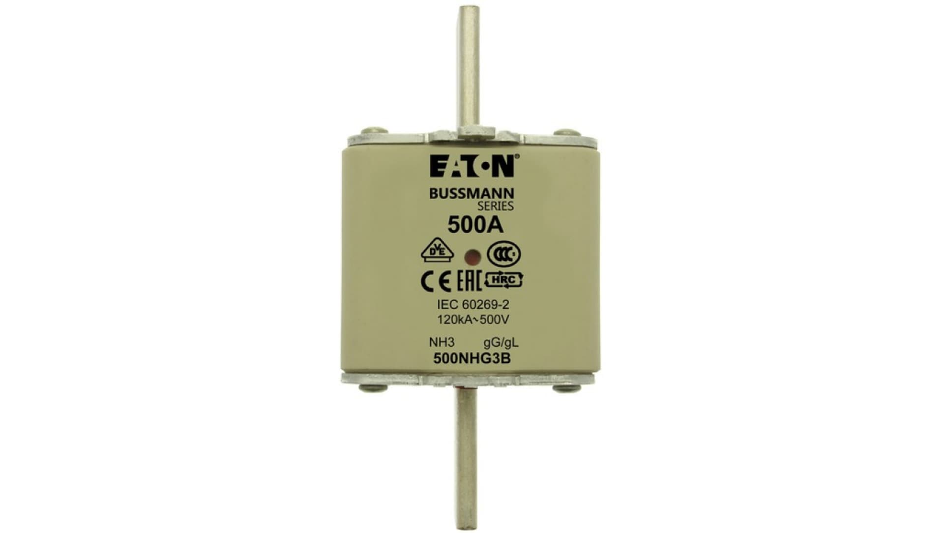 

Wkładka bezpiecznikowa NH3 500A gL/gG 500V 500NHG3B