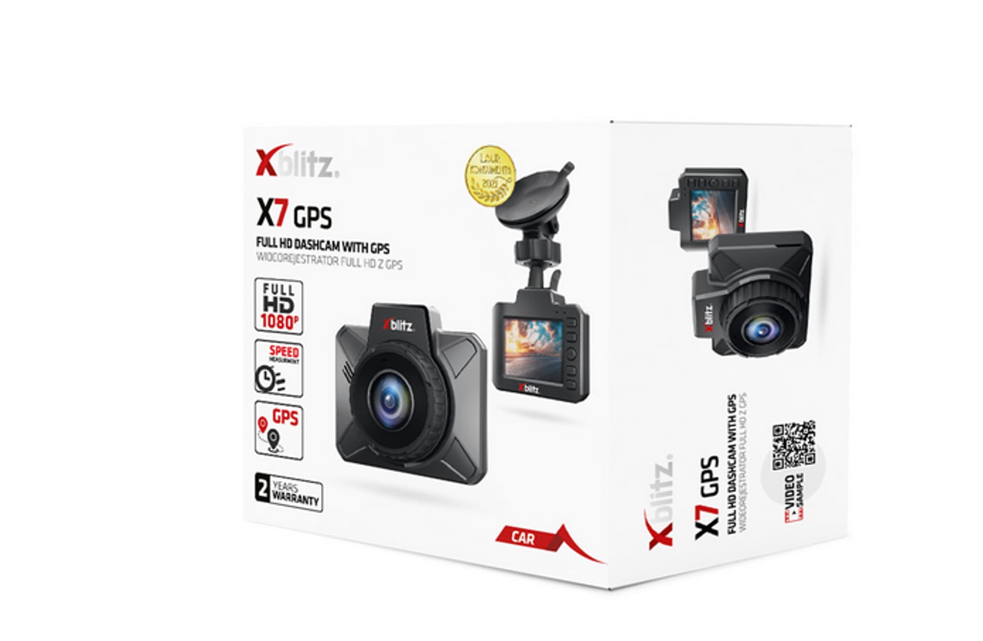 

Wideorejestrator Xblitz X7 GPS