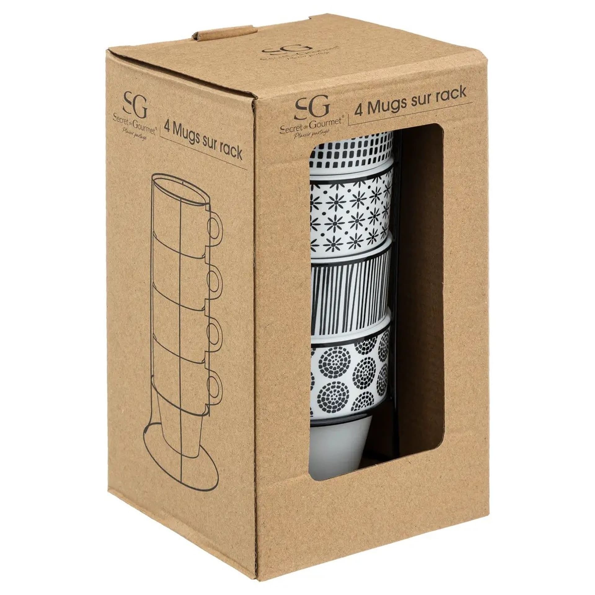 

Komplet 4 filiżanek Bohemia 260 ml