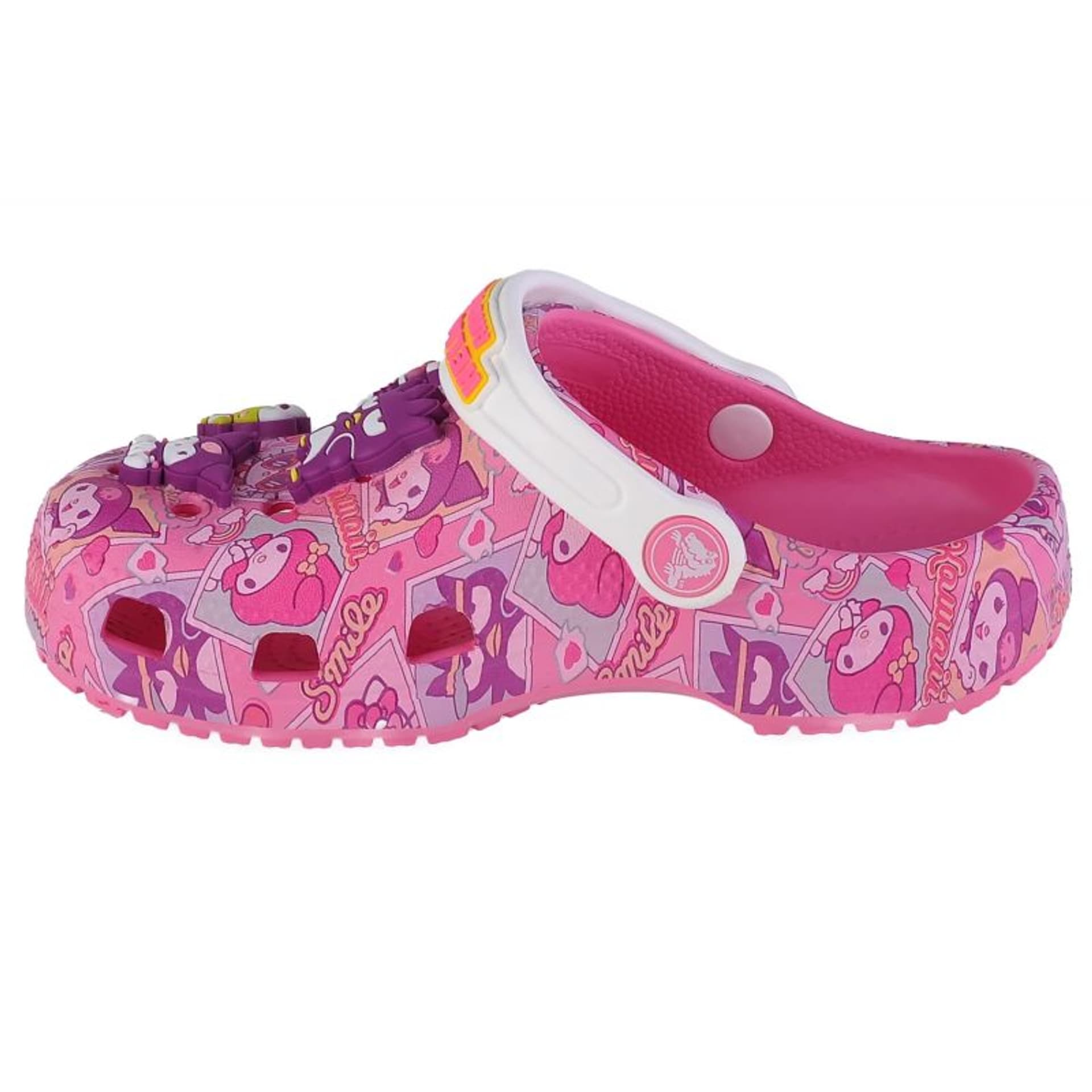 

Klapki Crocs Hello Kitty and Friends Classic Clog Jr (kolor Różowy, rozmiar 28/29)