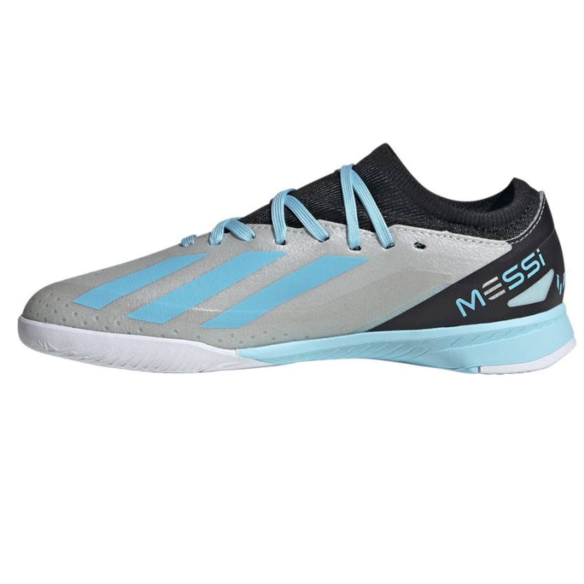 

Buty piłkarskie adidas X Crazyfast Messi.3 IN Jr (kolor Szary/Srebrny, rozmiar 37 1/3)