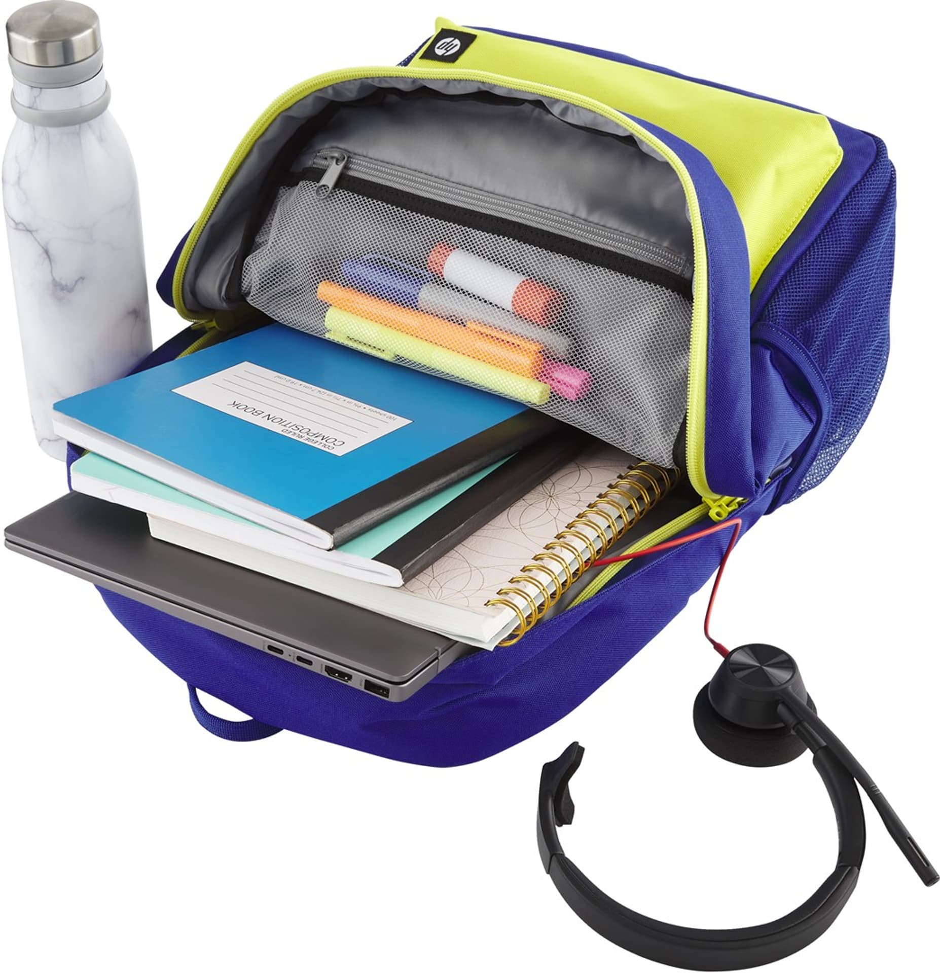 

Plecak HP Campus do notebooka 15.6" 7J596AA Niebiesko-Żółty