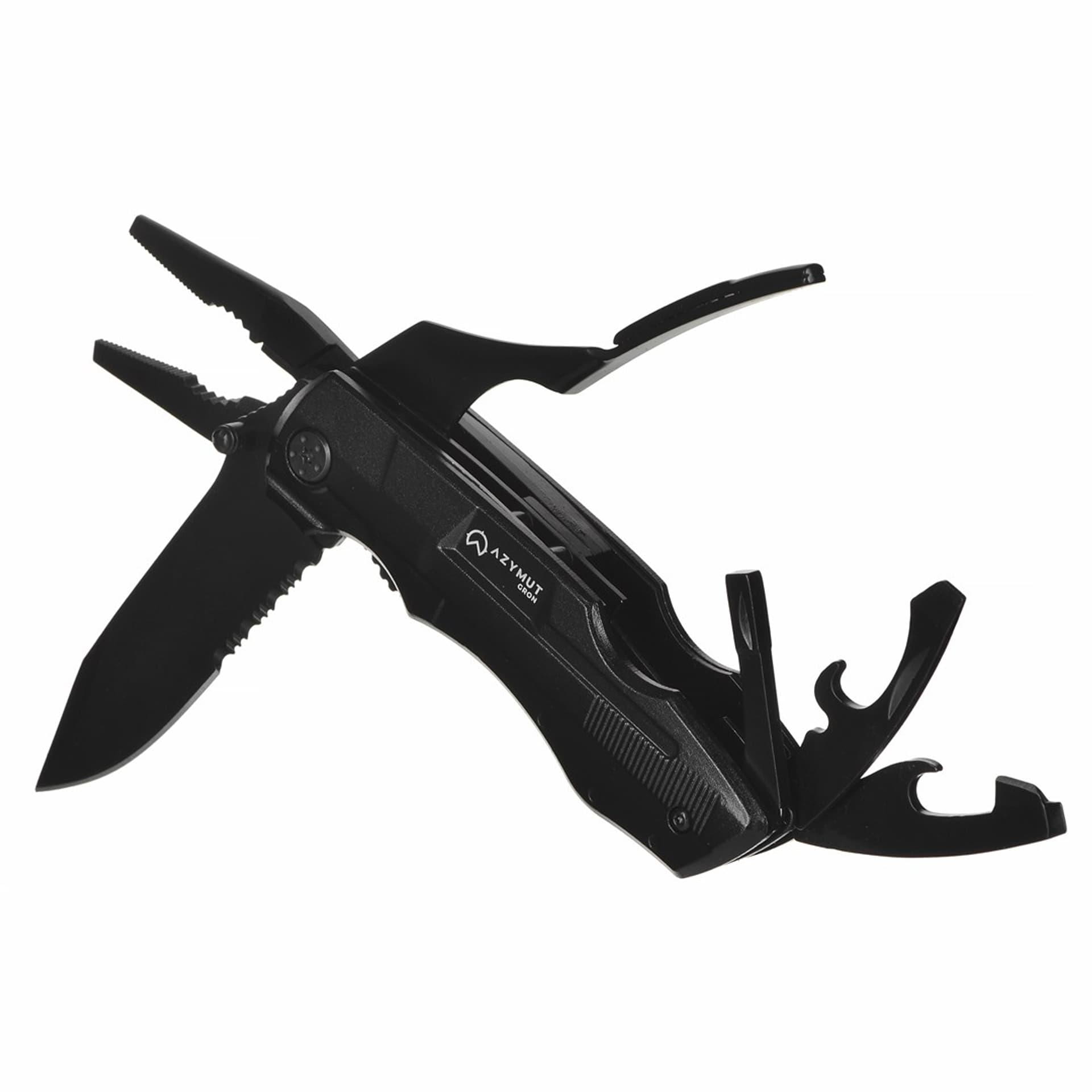 

Multitool AZYMUT Gron - 11 narzędzi + 9 bitów + kabura (H-P224052)