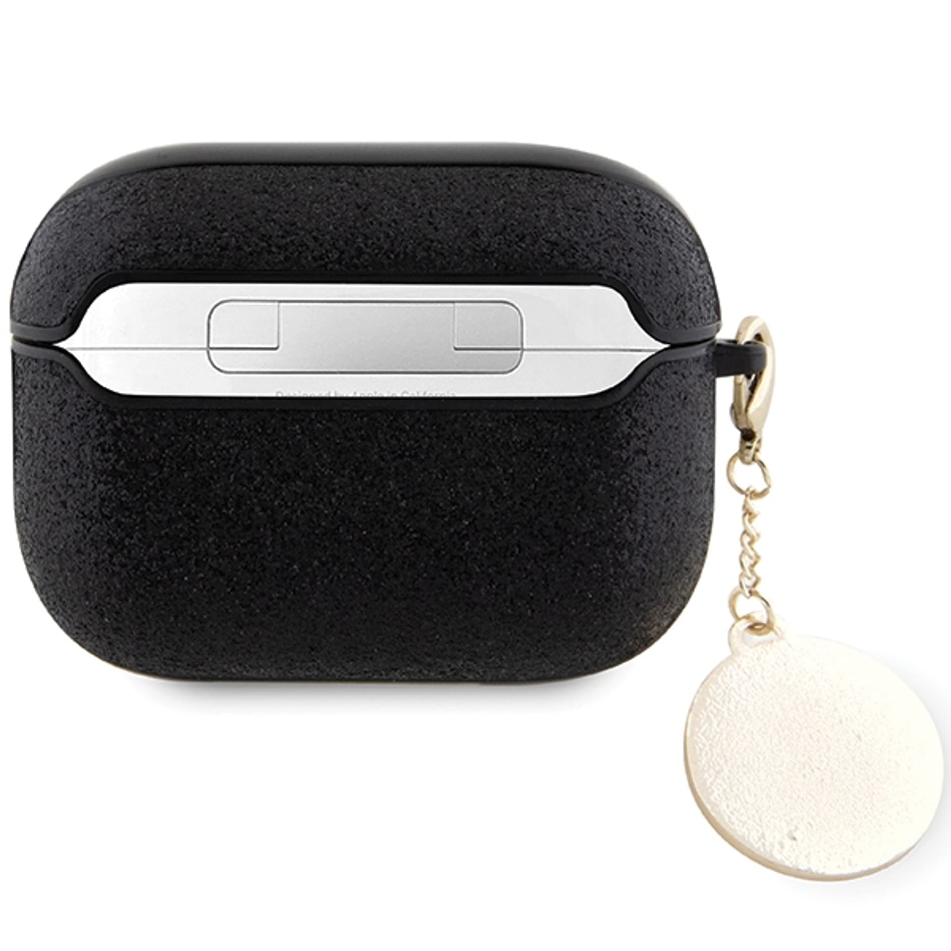 

Guess GUAP2PGEHCDK AirPods Pro 2 cover czarny/black Fixed Glitter Heart Diamond Charm