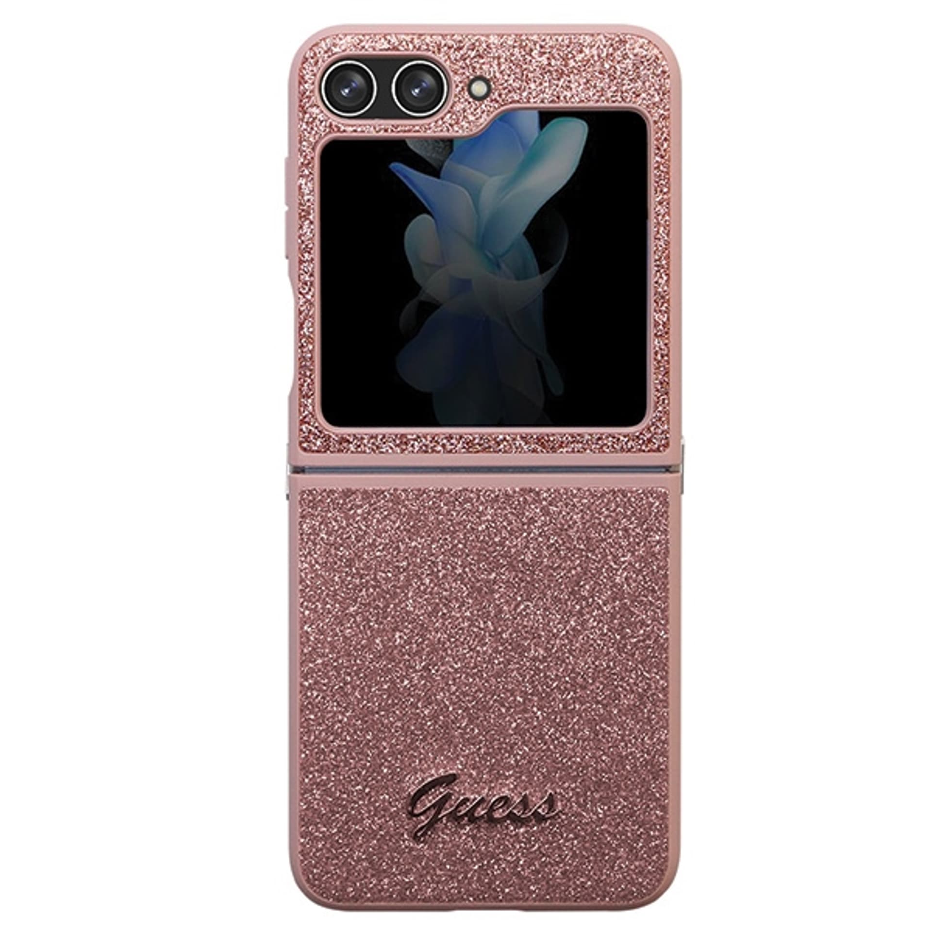 

Guess GUHCZF5HGGSHP F731 Z Flip5 różowy/pink hardcase Glitter Script