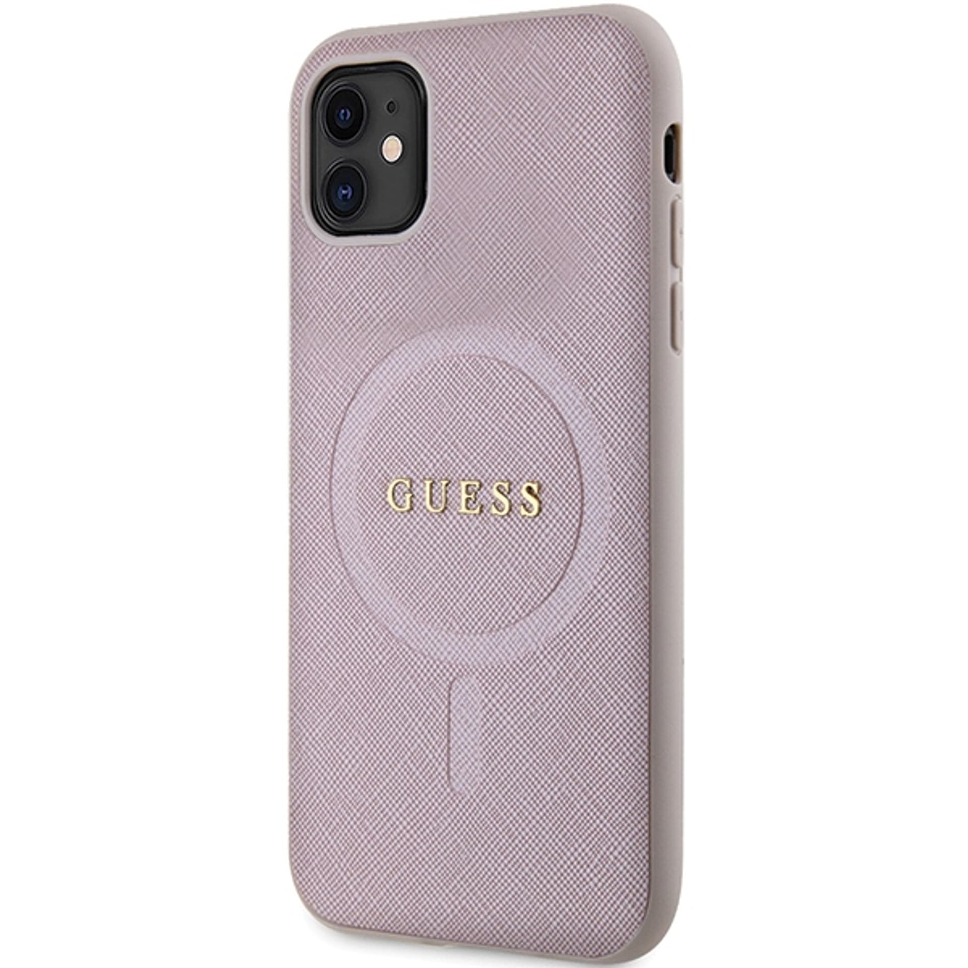 

Guess GUHMN61PSAHMCP iPhone 11 / Xr 6.1" różowy/pink hardcase Saffiano MagSafe