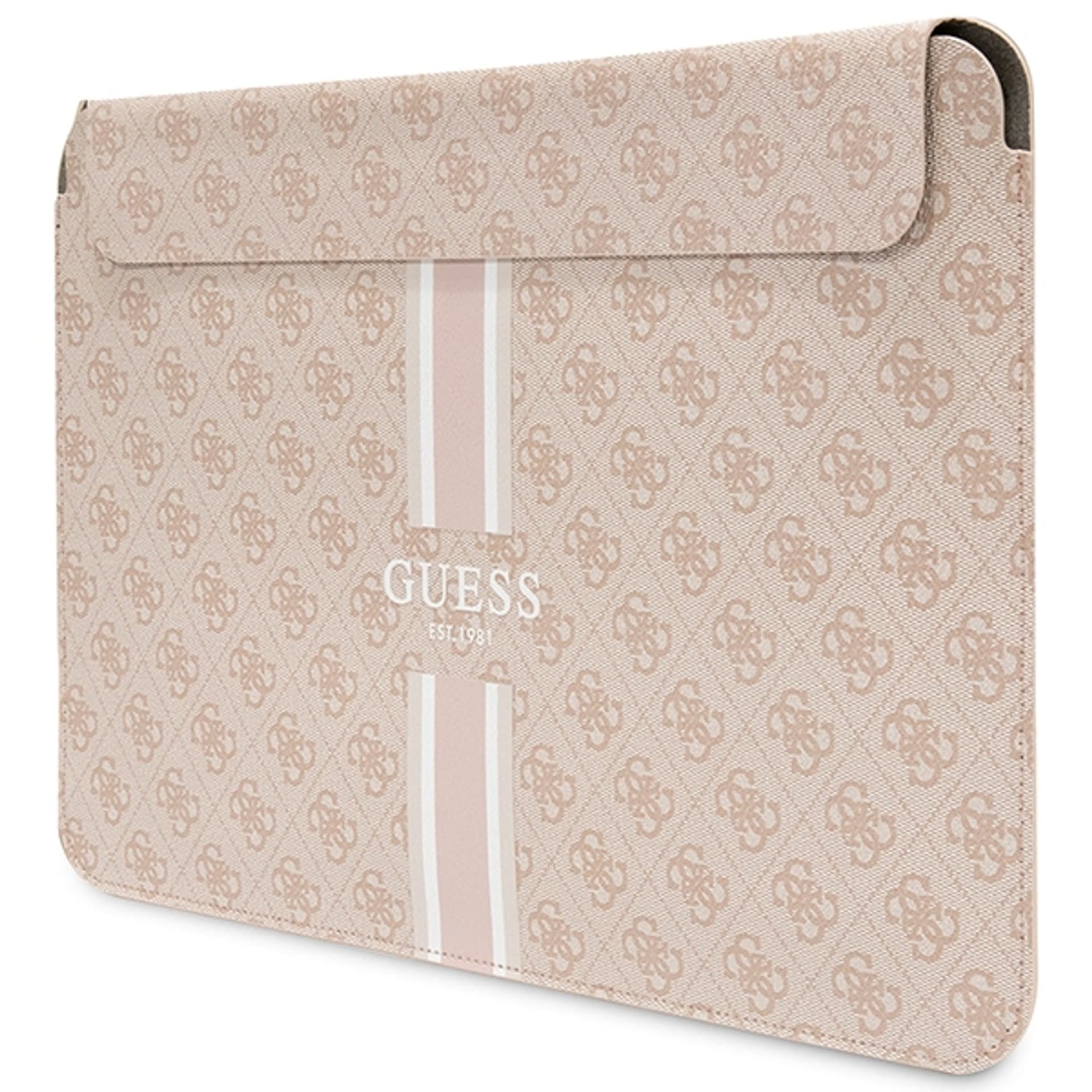 

Guess Sleeve GUCS16P4RPSP 16" różowy/ pink 4G Printed Stripes