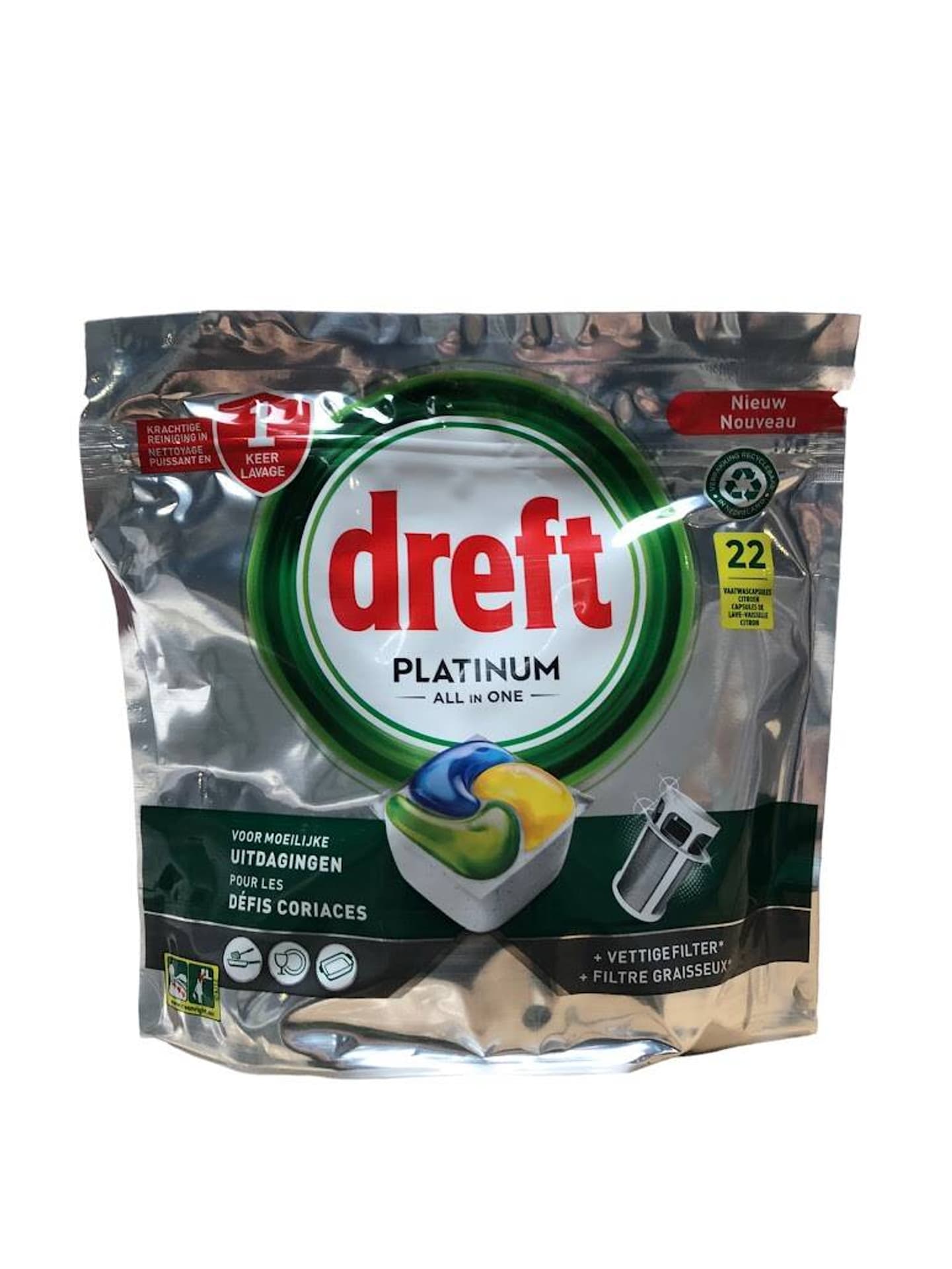 

Dreft Platinum Kapsułki do Zmywarki 22 szt