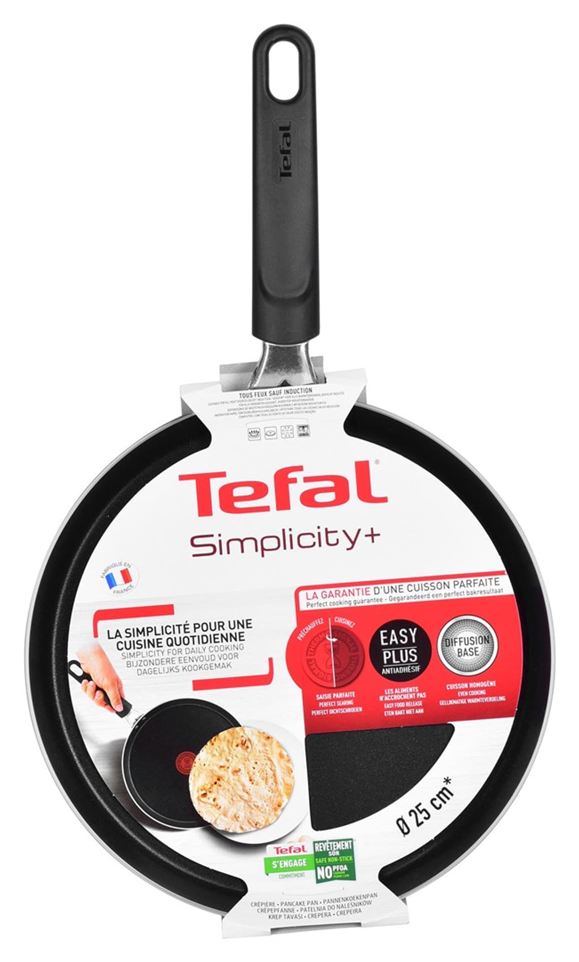 

Patelnia naleśnikowa TEFAL Simplicity 25cm B5821902