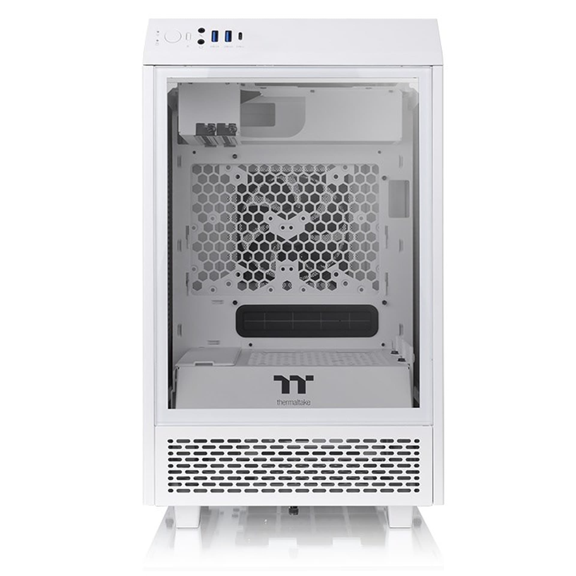 

THERMALTAKE THE TOWER 100 MINI TEMPERED GLASS*3 - SNOW CA-1R3-00S6WN-00