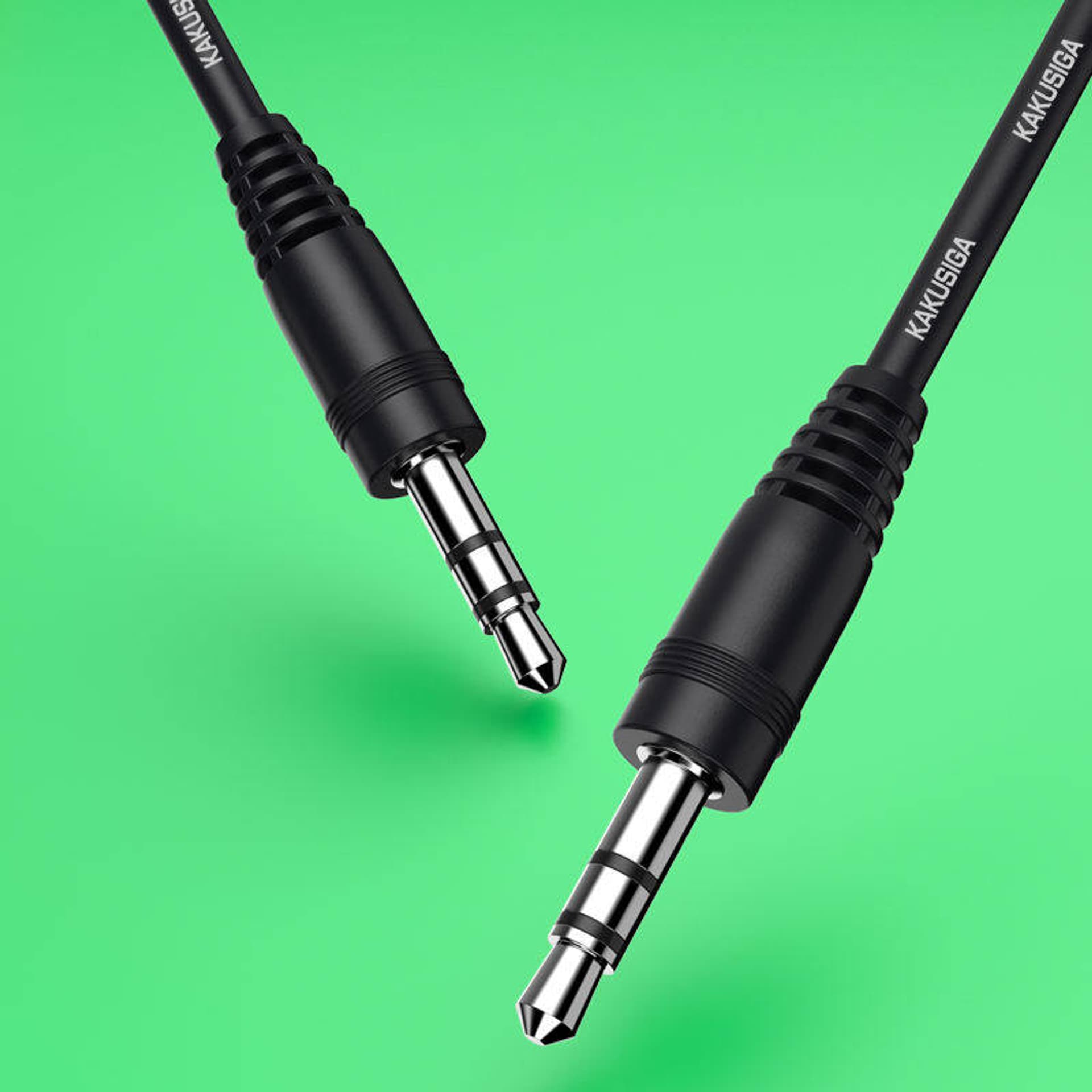

Kabel 1m Audio AUX minijack 3.5mm - minijack 3.5mm KAKU KSC-450 czarny