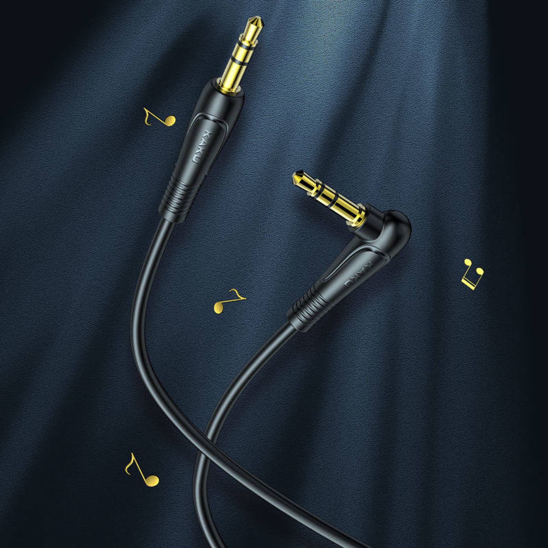 

Kabel 1m Audio AUX minijack 3.5mm - minijack 3.5mm KAKU KSC-521 biały