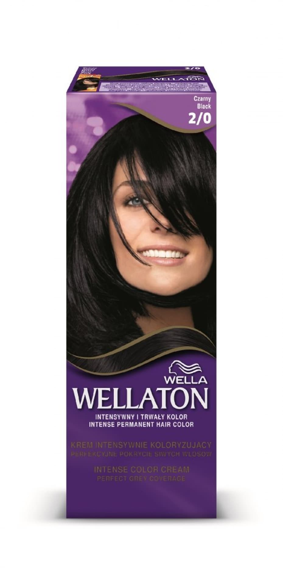 

Wella Wellaton Krem intensywnie koloryzujący nr 2/0 Czarny 1op.
