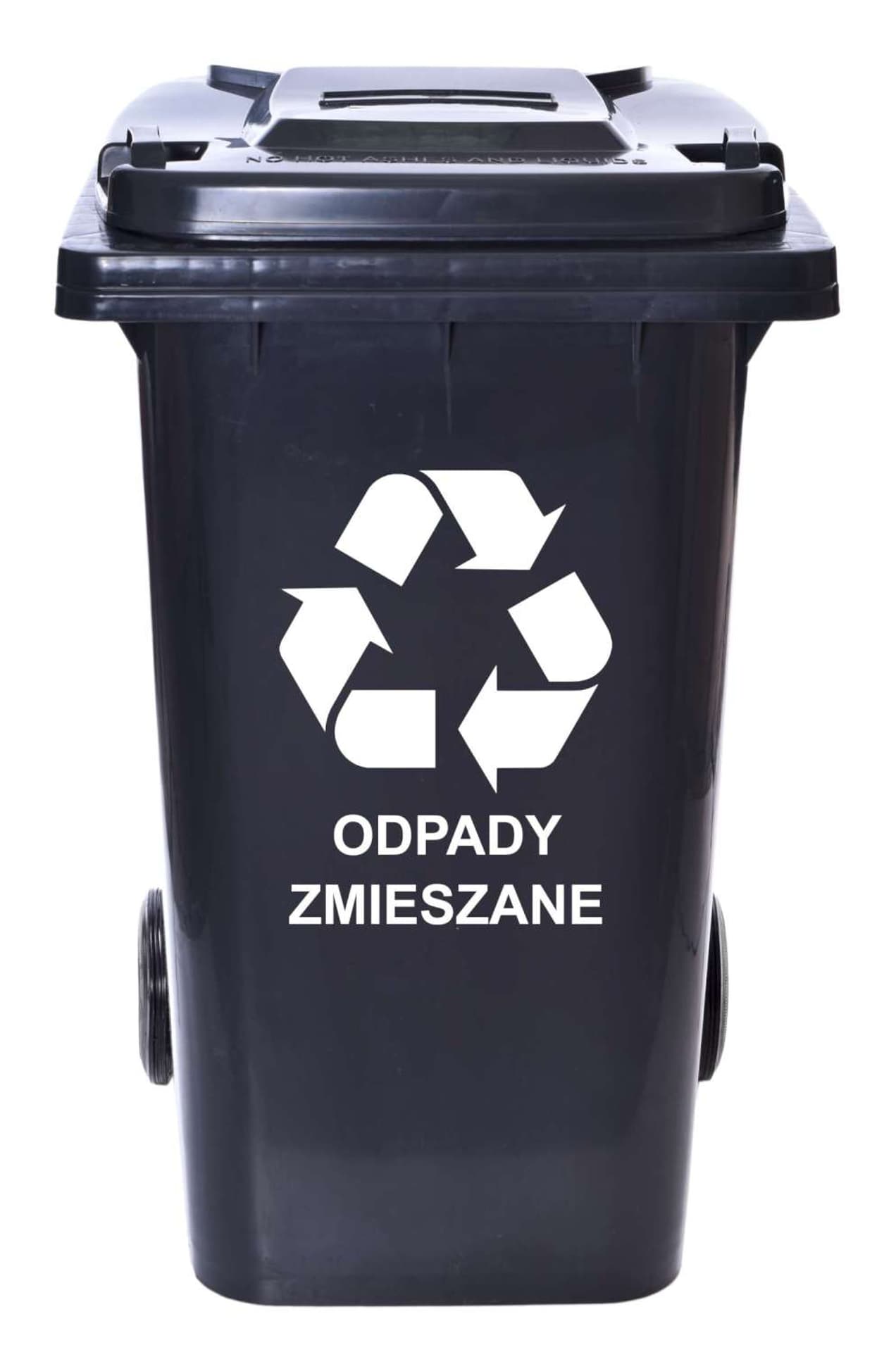 

Pojemnik na odpady 240L kosz - czarny