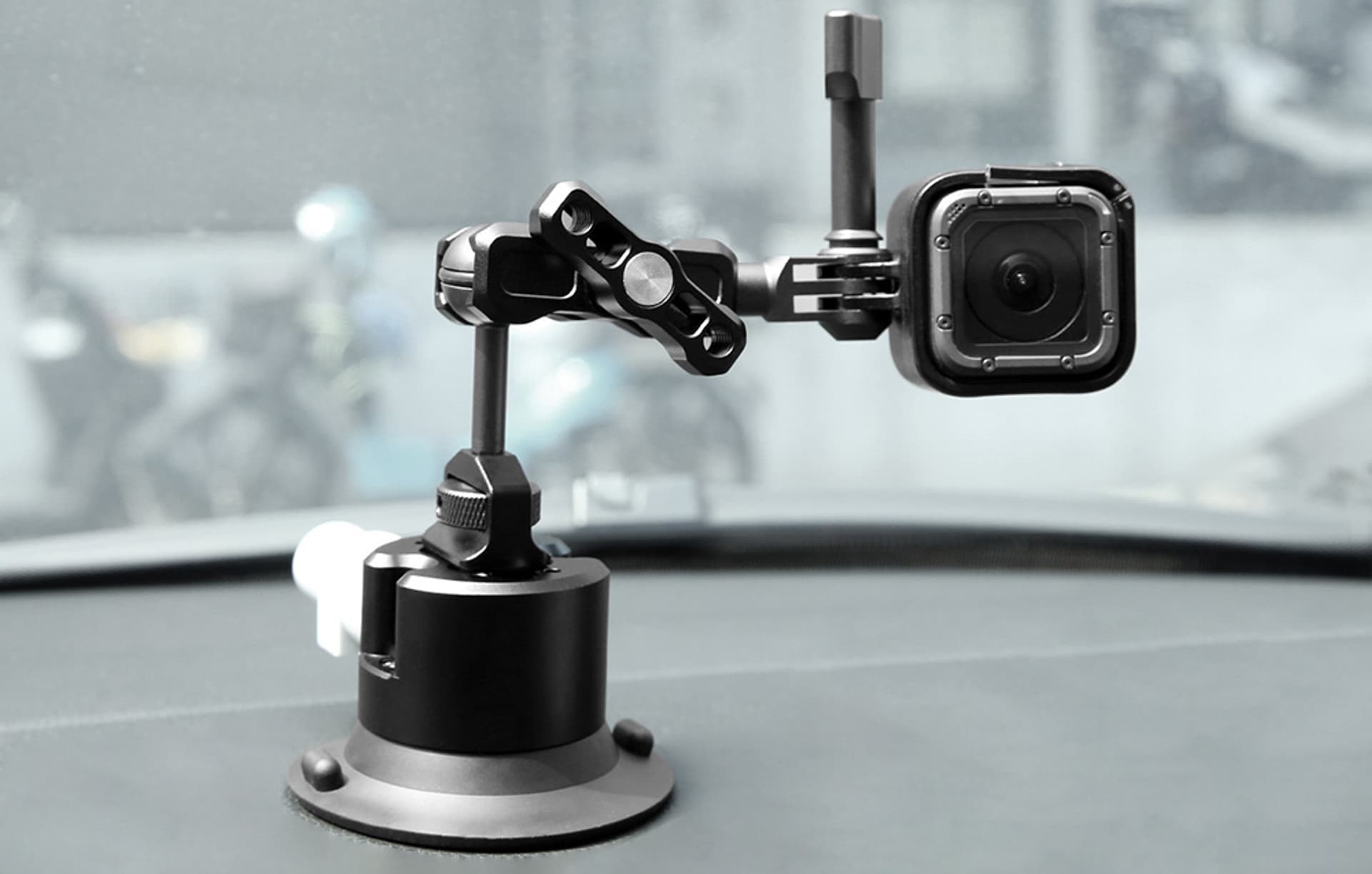 

Uchwyt samochodowy na szybę z pompką Puluz do GOPRO Hero, DJI Osmo Action PU845B