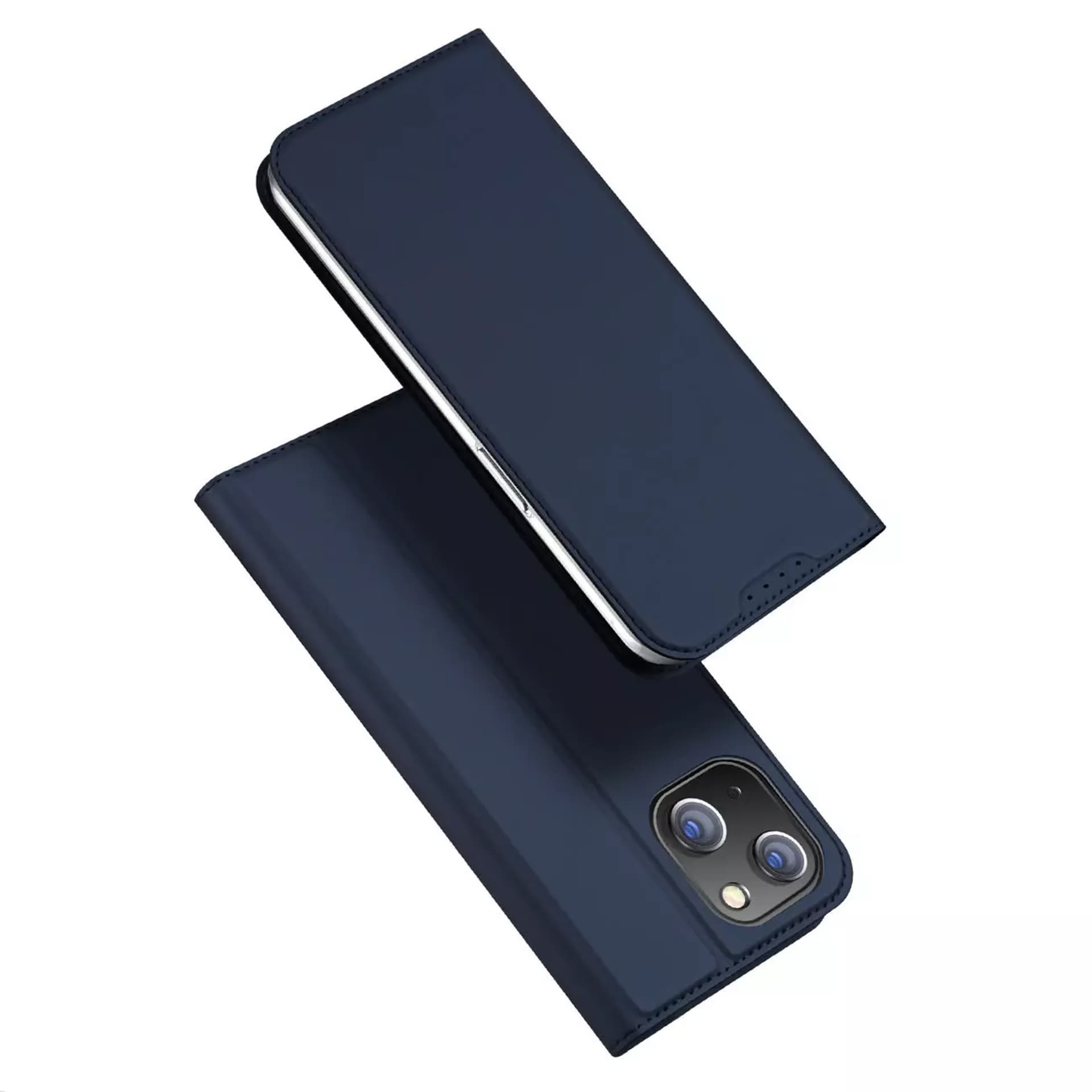 

Etui do iPhone 15 pokrowiec z klapką i portfelem Dux Ducis Skin Pro - niebieskie