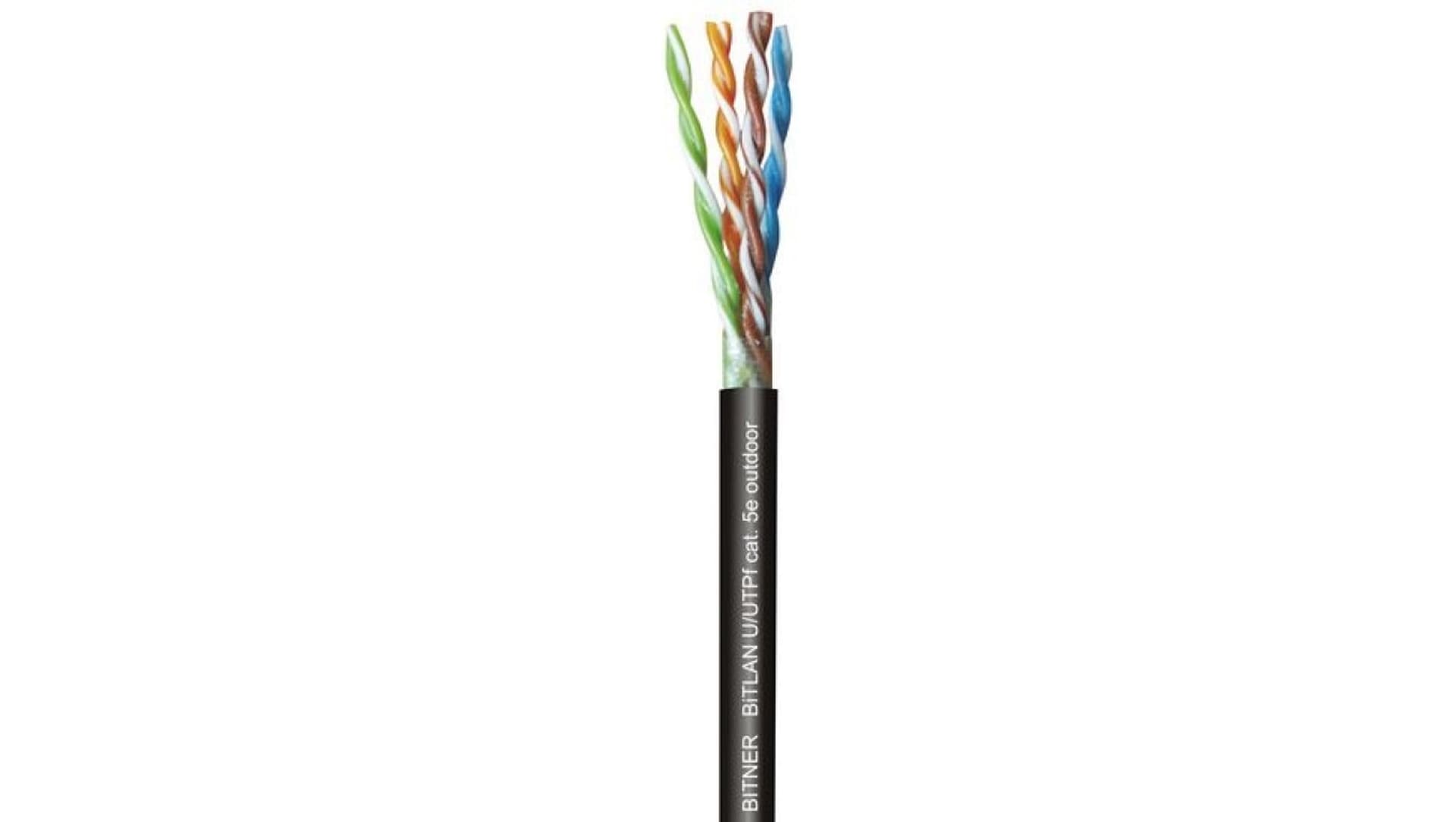 

Kabel teleinformatyczny BiTLAN U/UTPf 4x2x24AWG(0,5) kat.5e outdoor 200MHz TI0012 /305m/