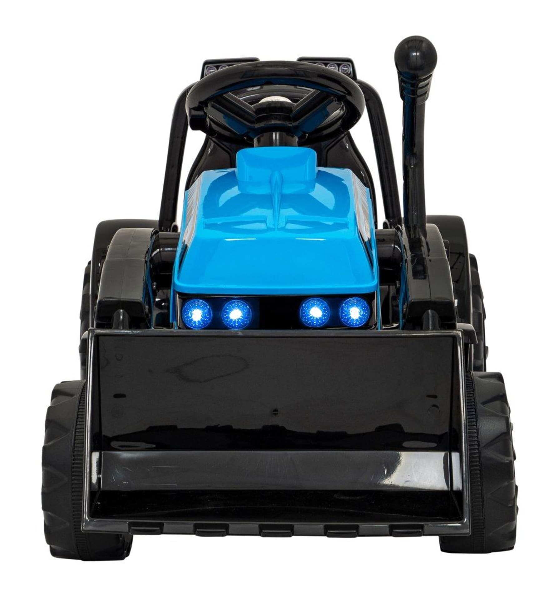 

Traktor Spychacz G320 dla najmłodszych dzieci Niebieski + Ruchoma łyżka + Melodie + Klakson + Światła LED