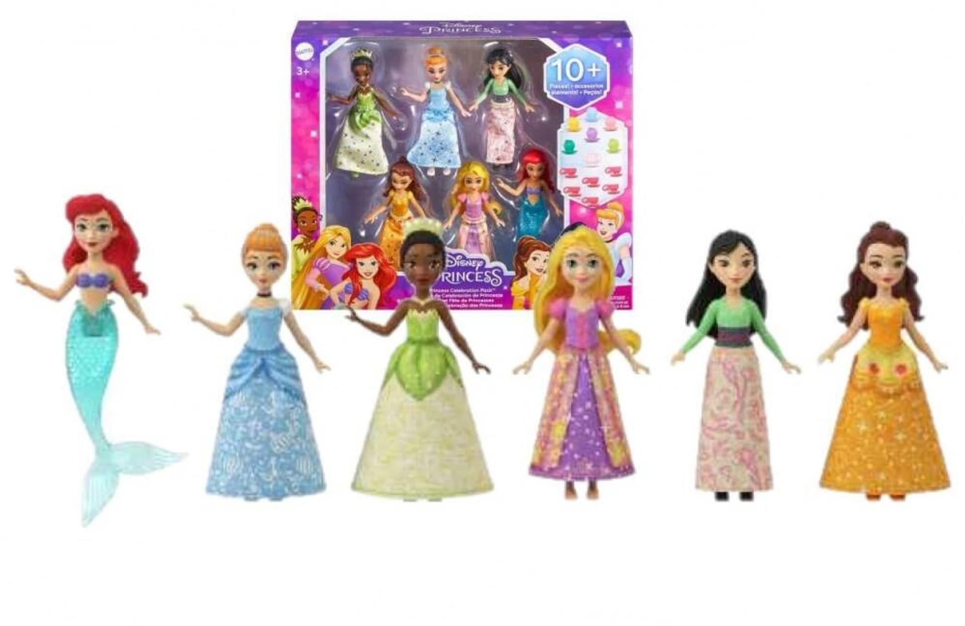

DISNEY KSIEZNICZKA LALKA MALA 6-PAK HLW91 WB4