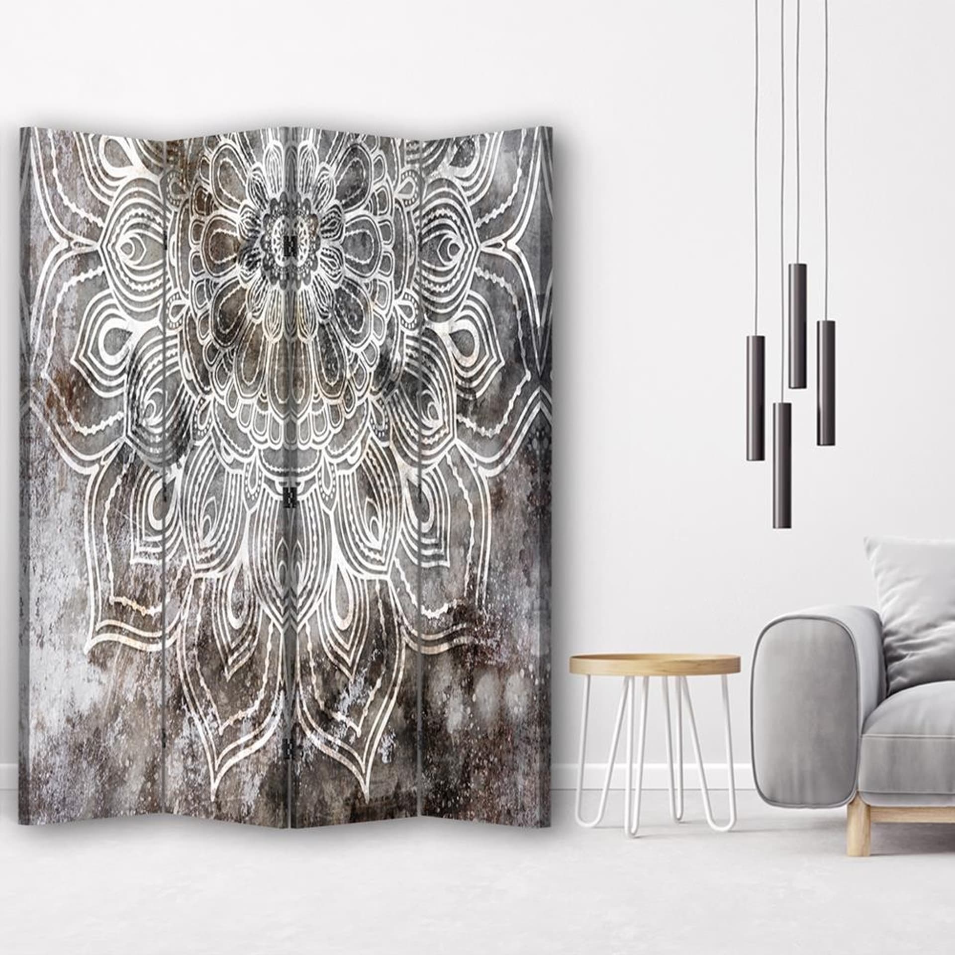 

Parawan dwustronny obrotowy, Orientalny ornament (Rozmiar 145x170)