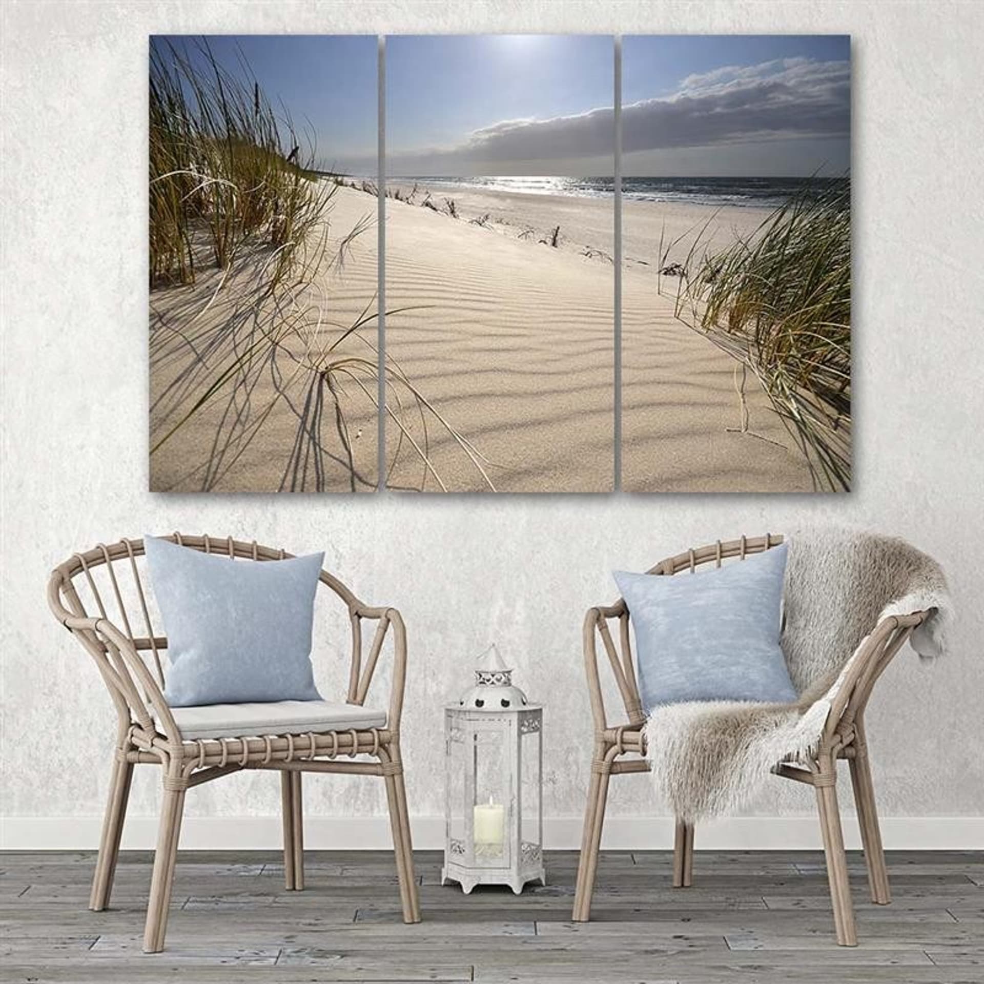 

Obraz trzyczęściowy Deco Panel, Wydmy na plaży (Rozmiar 150x100)