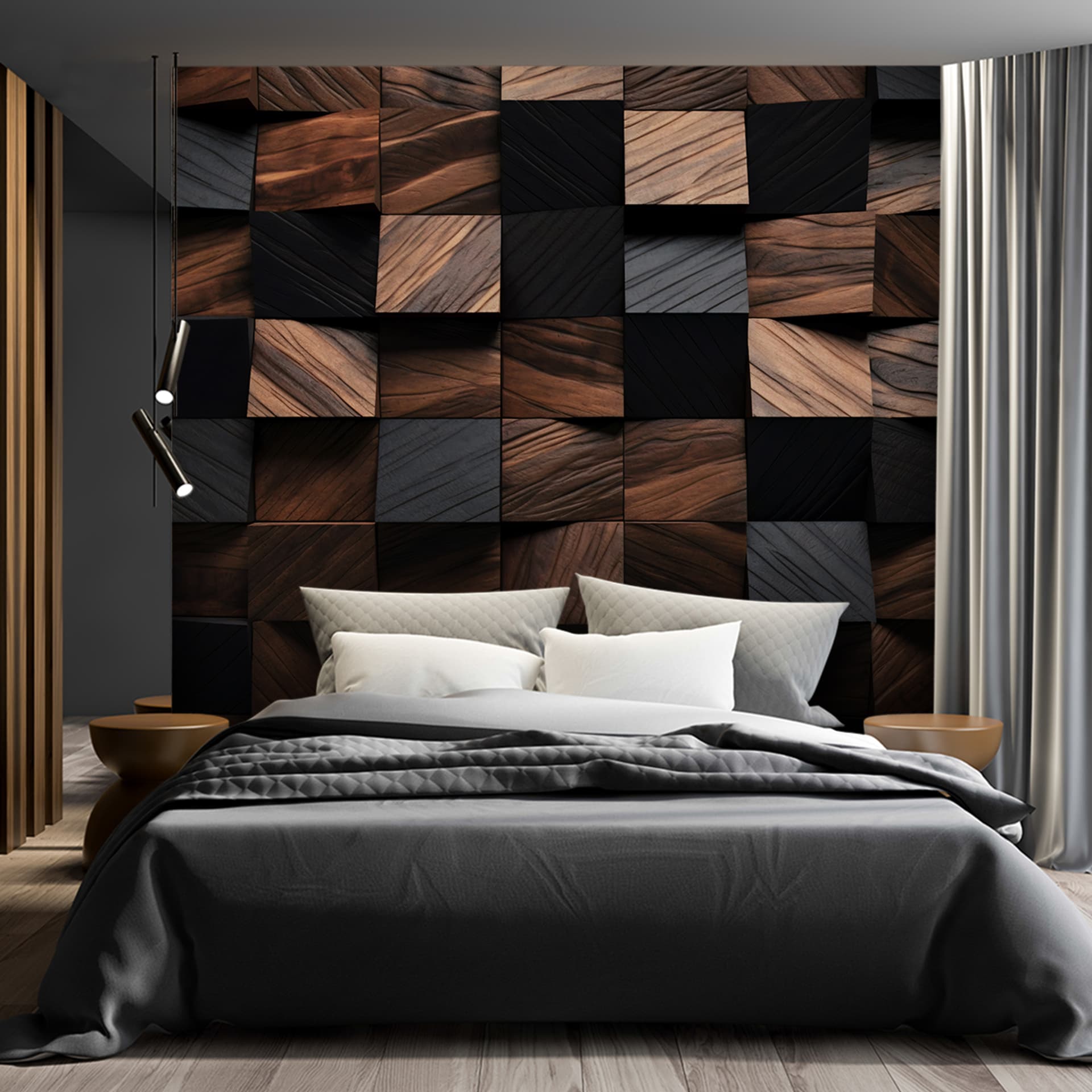 

Fototapeta, Mozaika drewniana kostka 3D (Rozmiar 150x105)