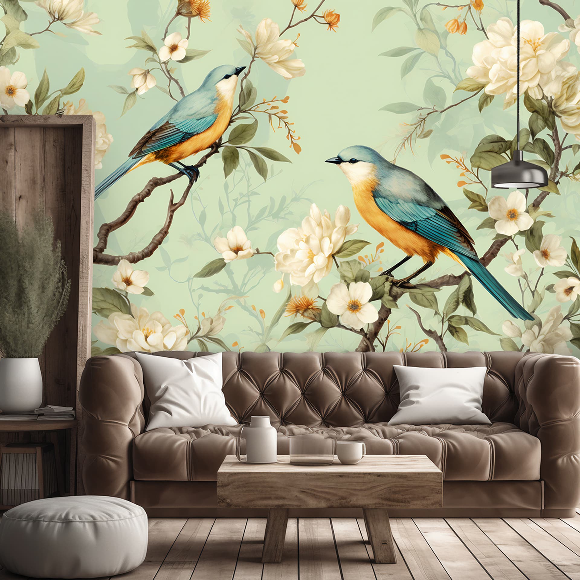 

Fototapeta, Ptaki Kwiaty Chinoiserie (Rozmiar 450x315)